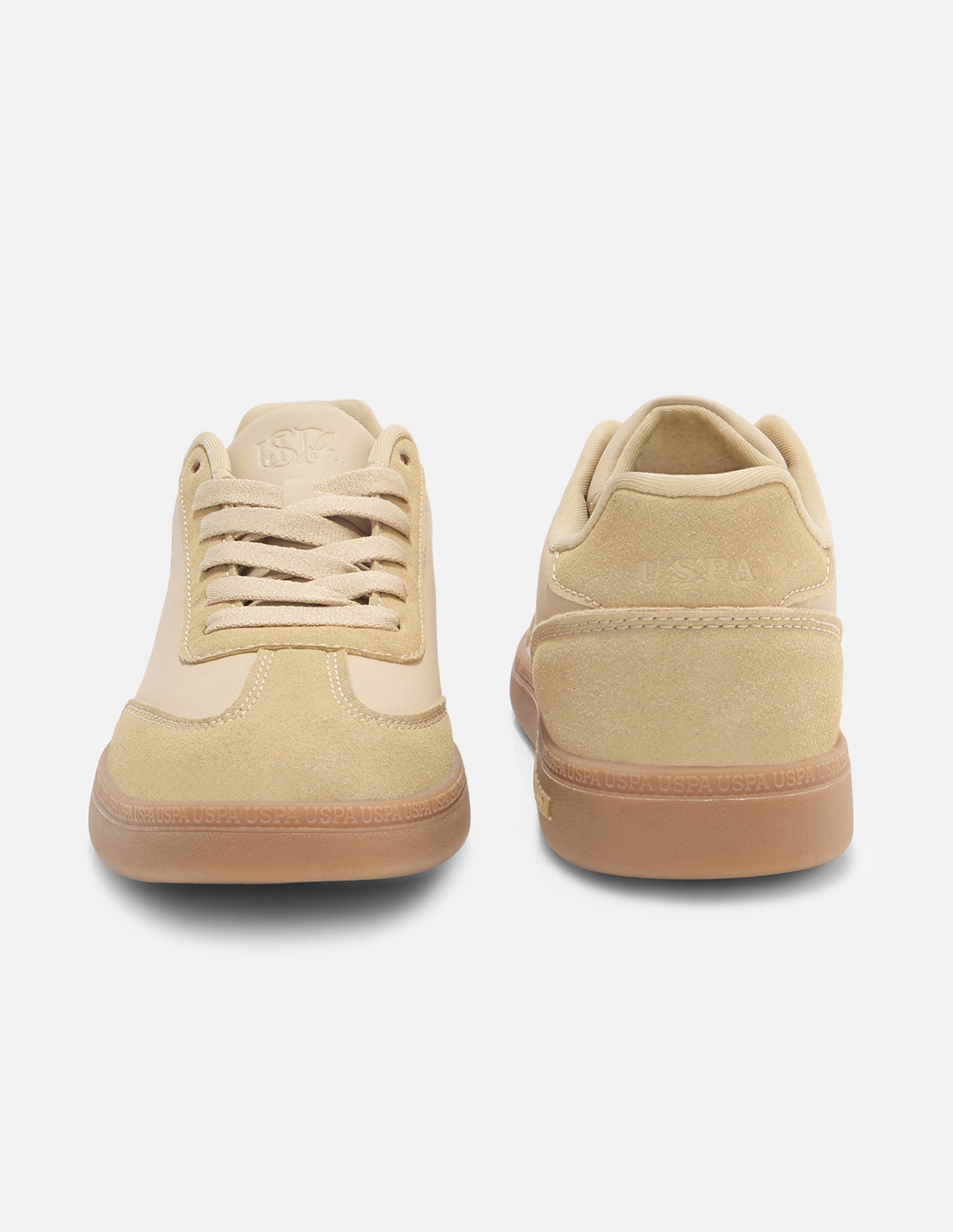 Vega Lace-Ups Sneakers Light Beige - U.S. Polo Assn. India | Large