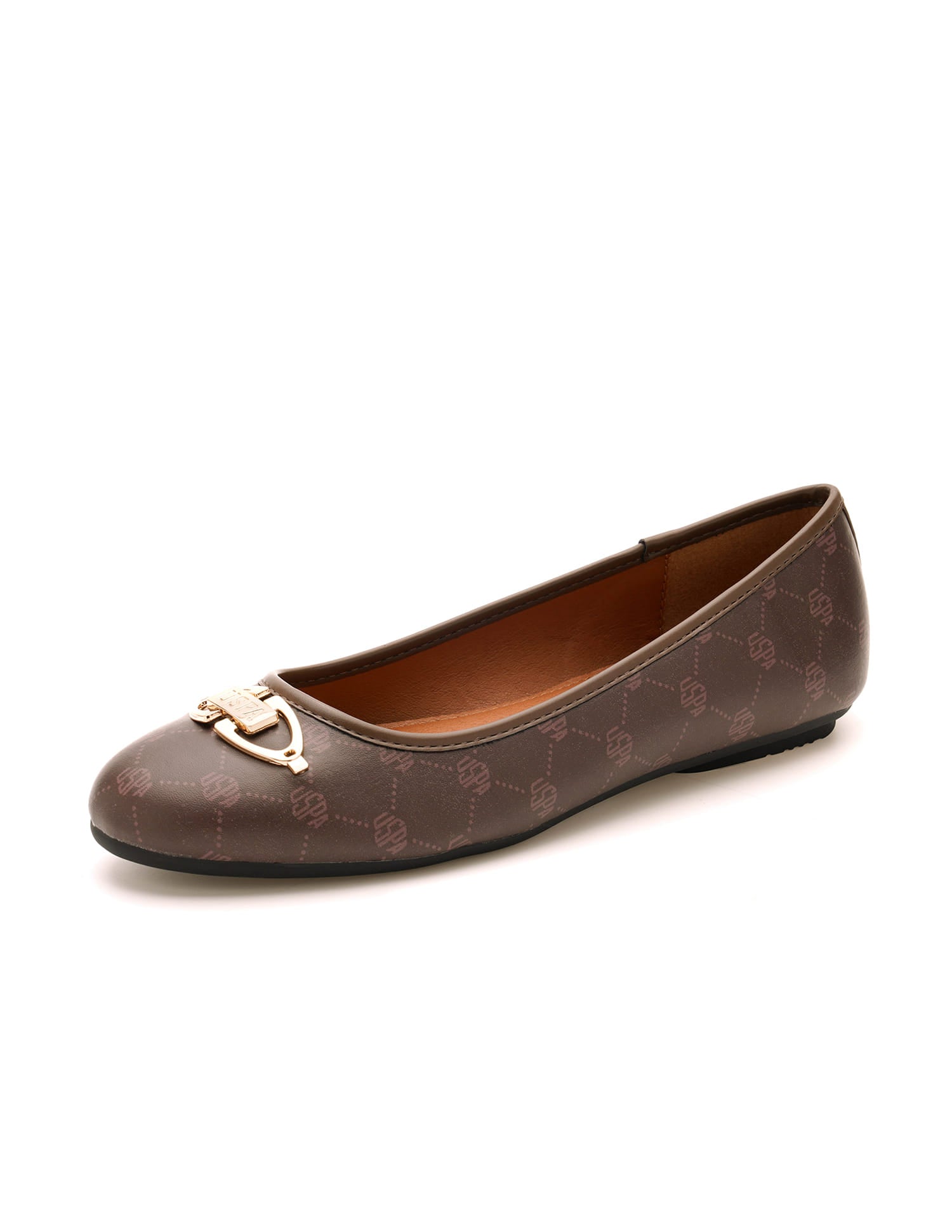 Gloria Tan Ballerinas Tan - U.S. Polo Assn. India | Large