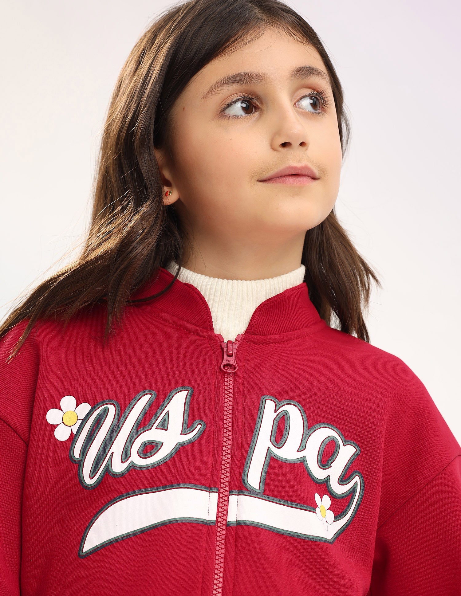 Brand Printed Regular Fit Sweatshirt Red - U.S. POLO ASSN. | Large