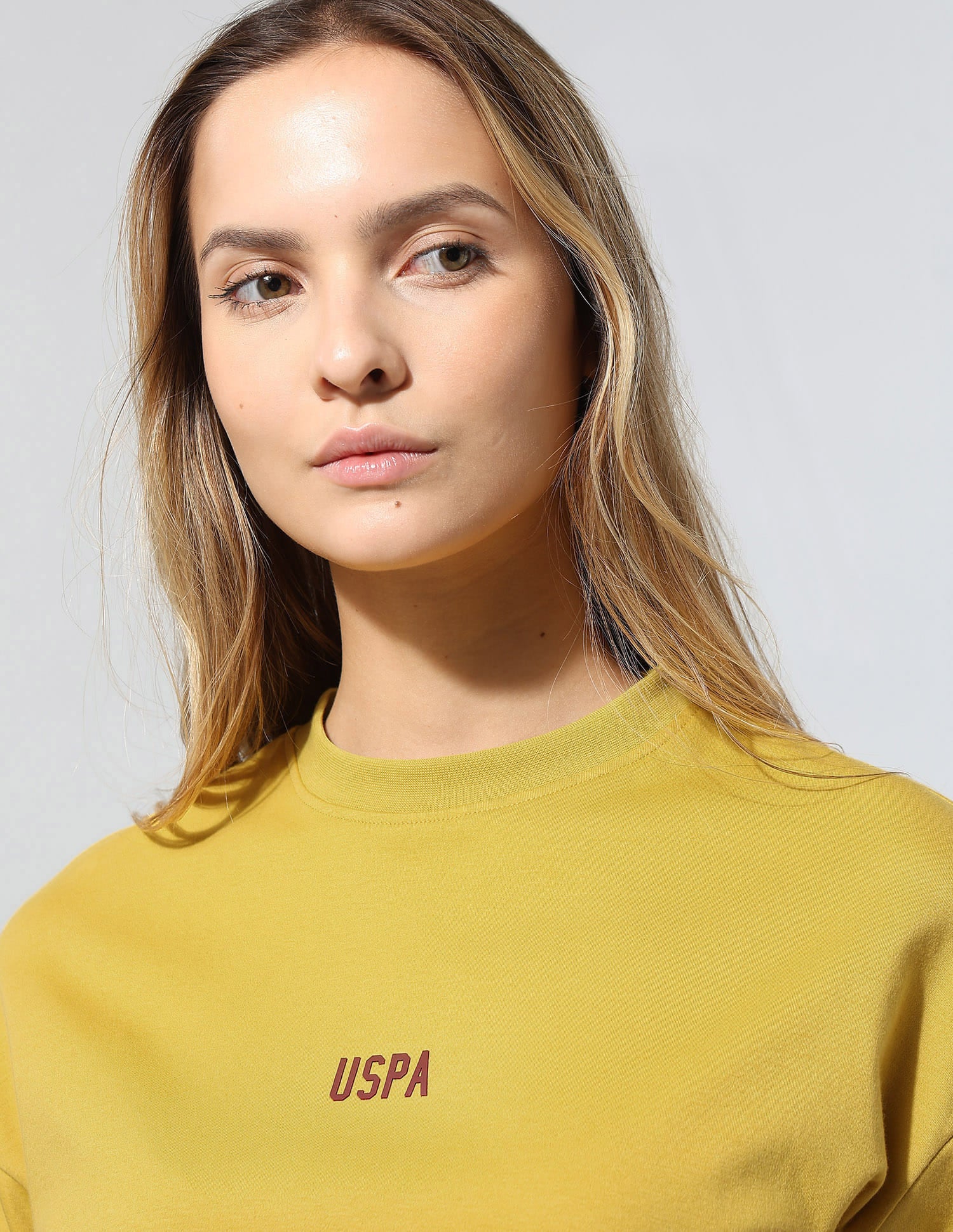 Brand Printed Relaxed T-Shirt Yellow - U.S. Polo Assn. India | Large