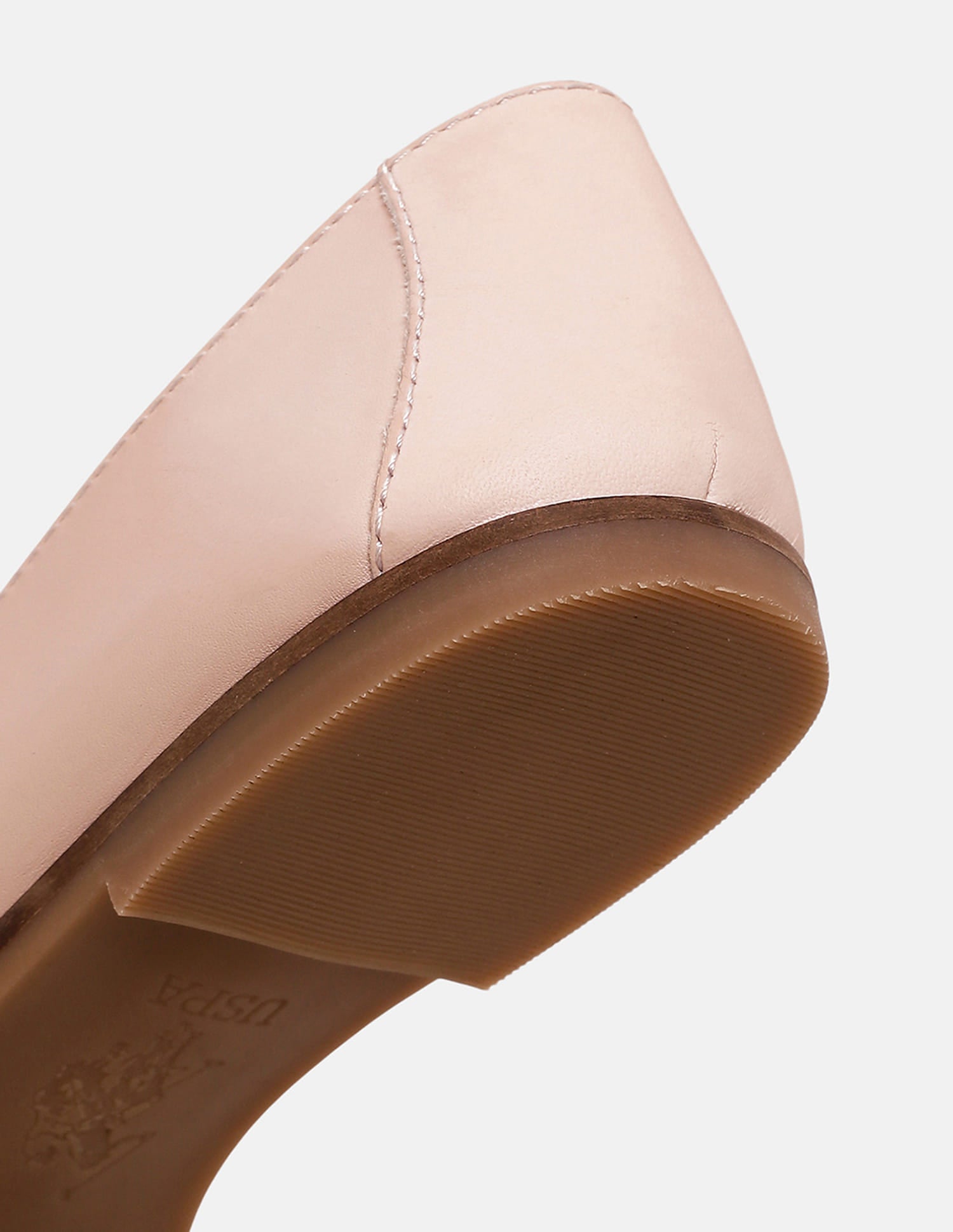 Women Round Toe Solid Mia Ballerinas Pink - U.S. Polo Assn. India | Large