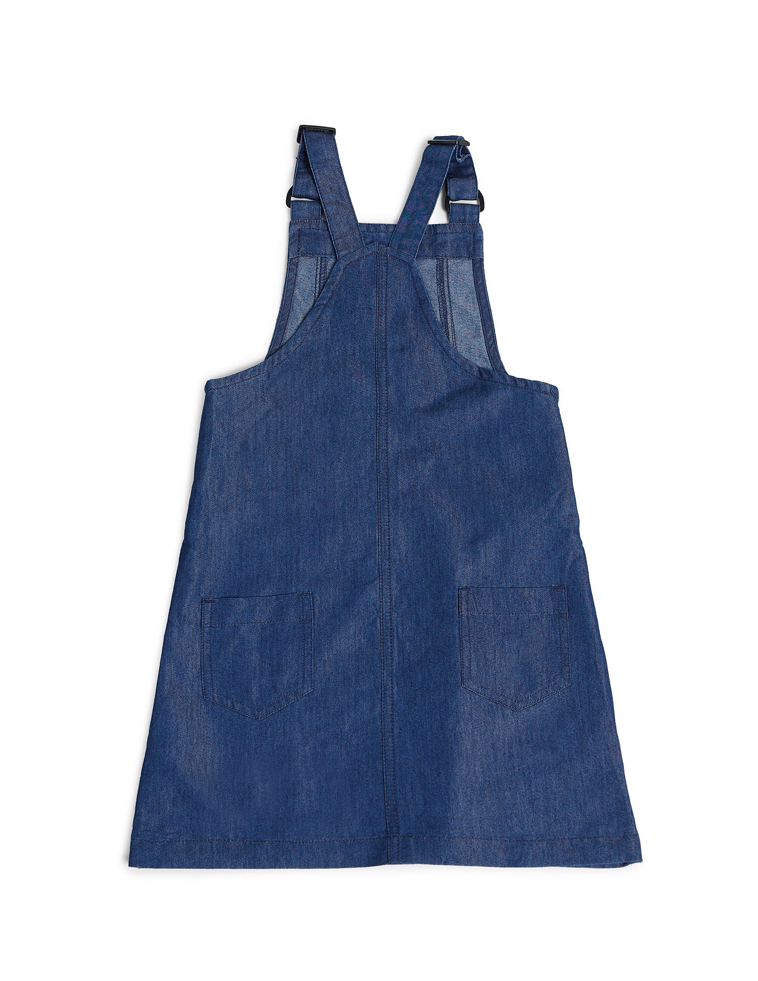 Girls Corduroy Dungree Dress Med Blue - U.S. POLO ASSN. | Large