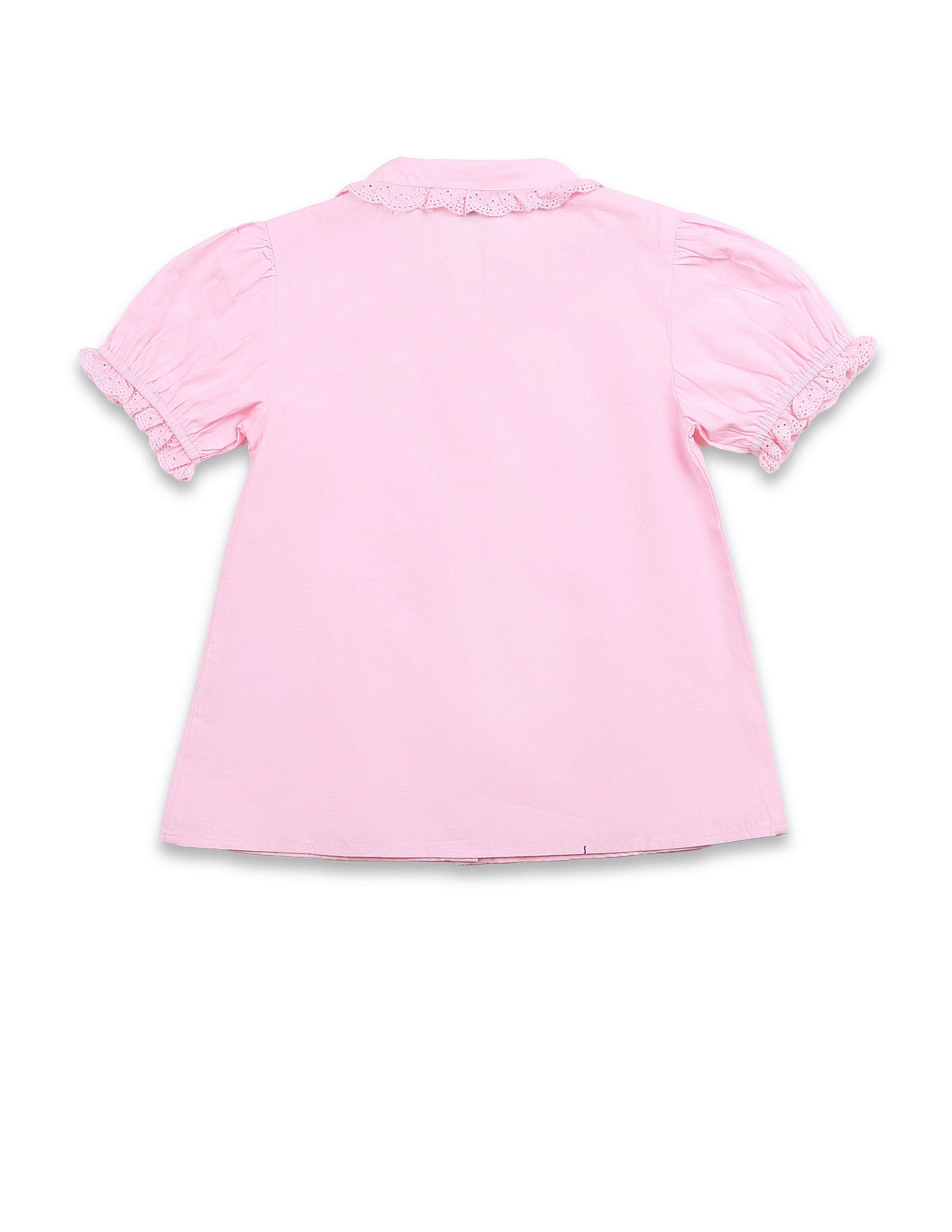 Girls Schiffli Top Light Pink - U.S. POLO ASSN. | Large