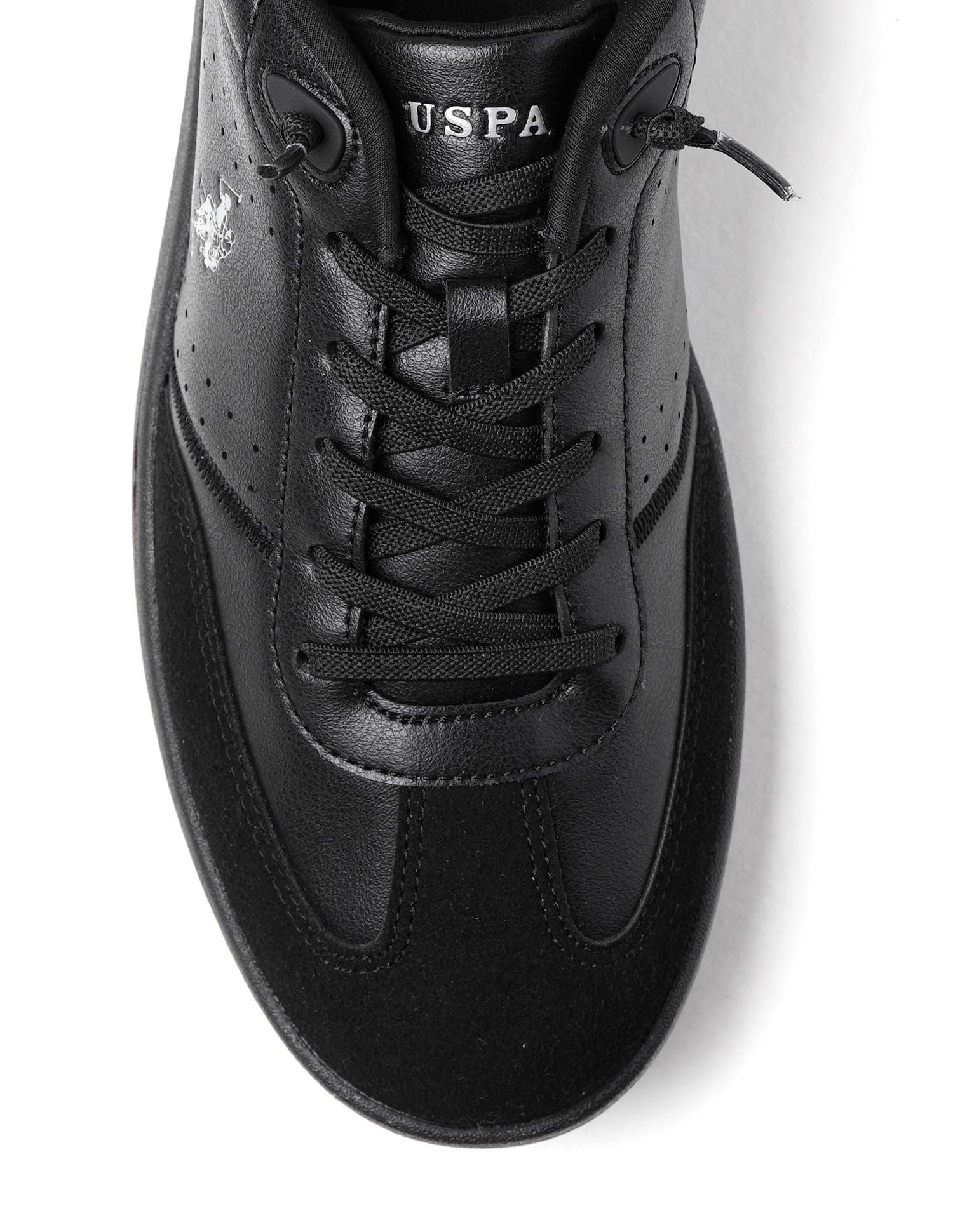 Men Cenik Solid Sneakers Black - U.S. Polo Assn. India | Large