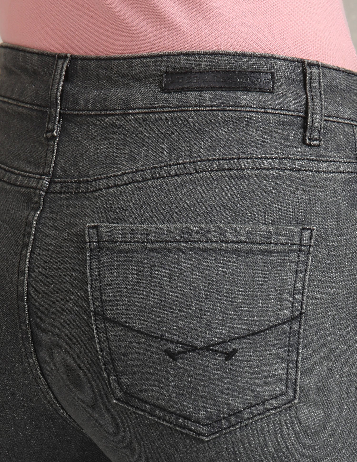 Boot Cut Fit Grey Jeans Grey - U.S. POLO ASSN. | Large