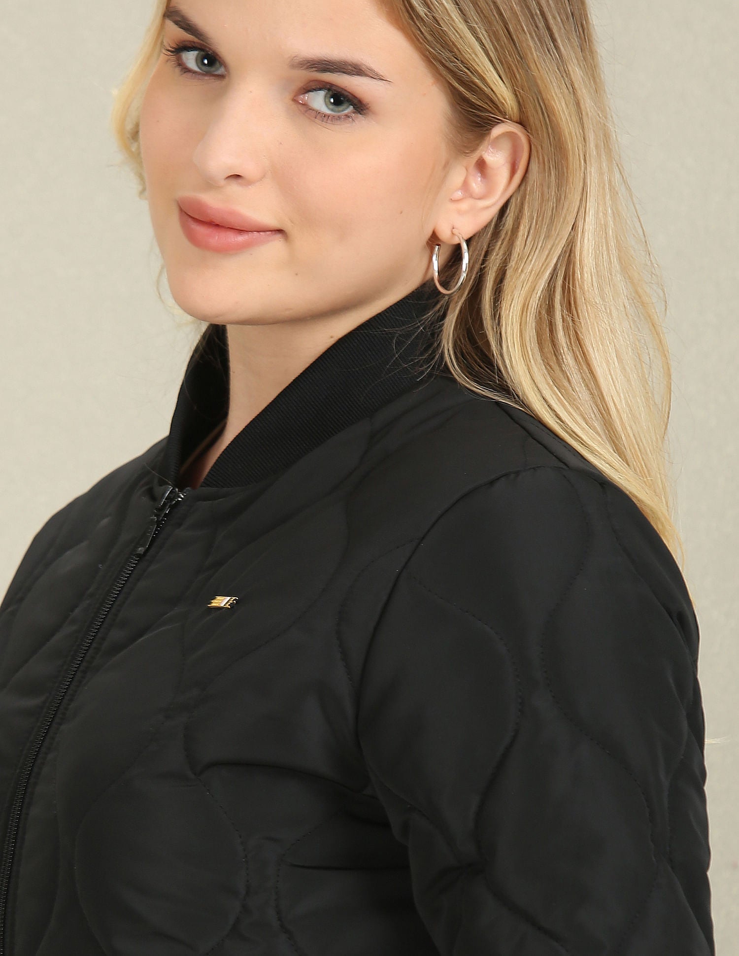 Longline Stand Neck Jacket Black - U.S. POLO ASSN. | Large