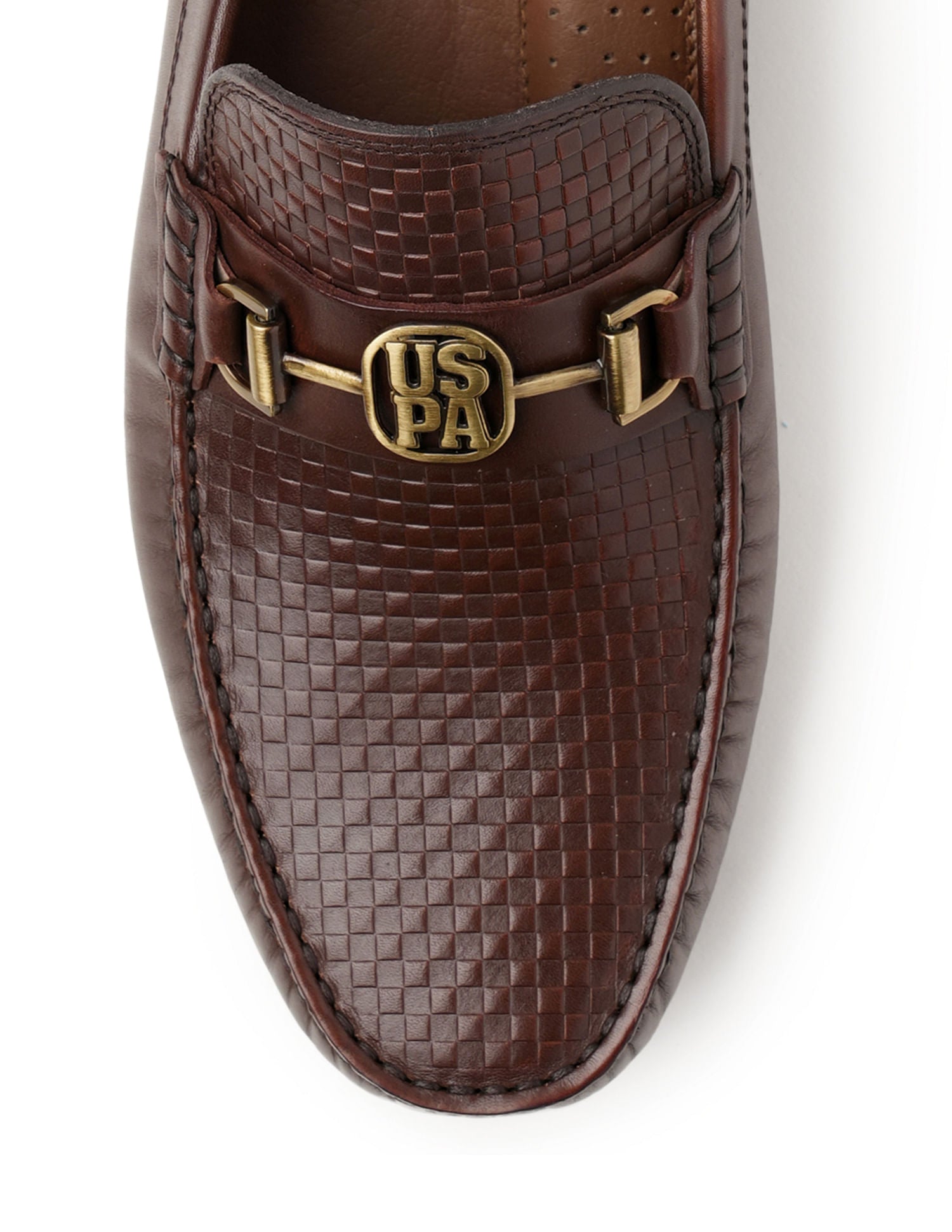 Men Solid Hano Loafers Brown - U.S. Polo Assn. India | Large
