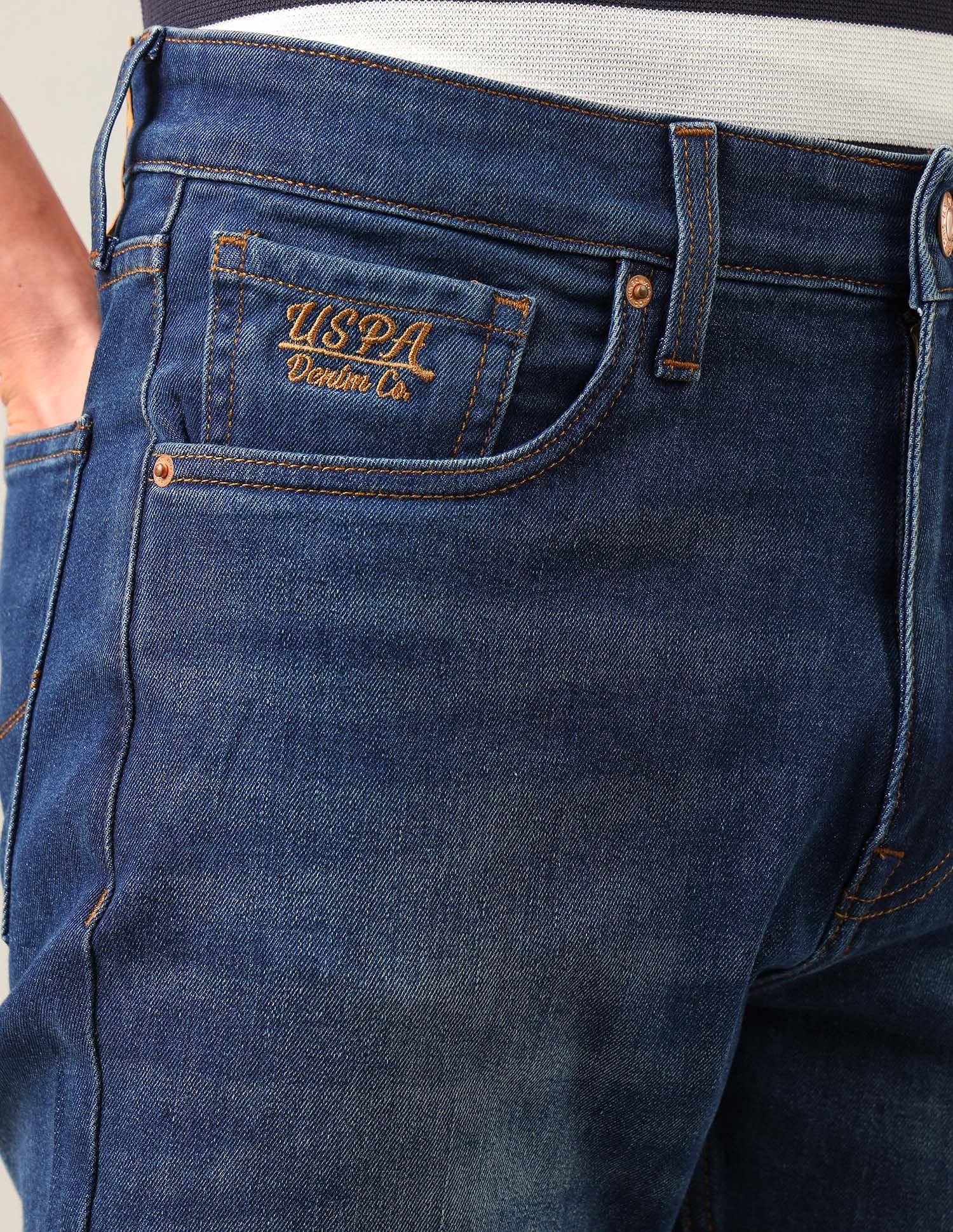 Connor Bootcut Fit Blue Jeans Blue - U.S. Polo Assn. India | Large
