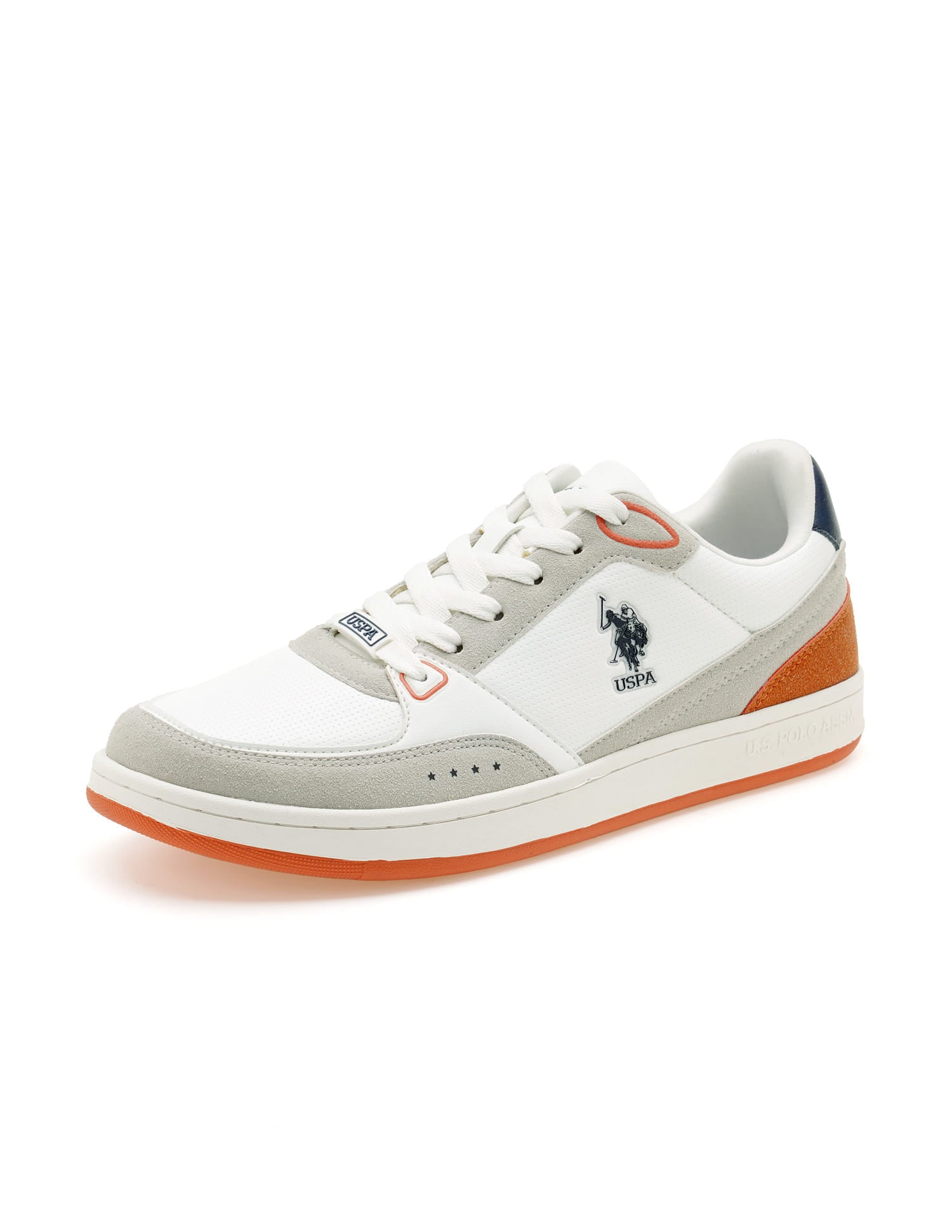 Landwin 3.0 Colourblocked Sneakers Orange - U.S. Polo Assn. India | Large
