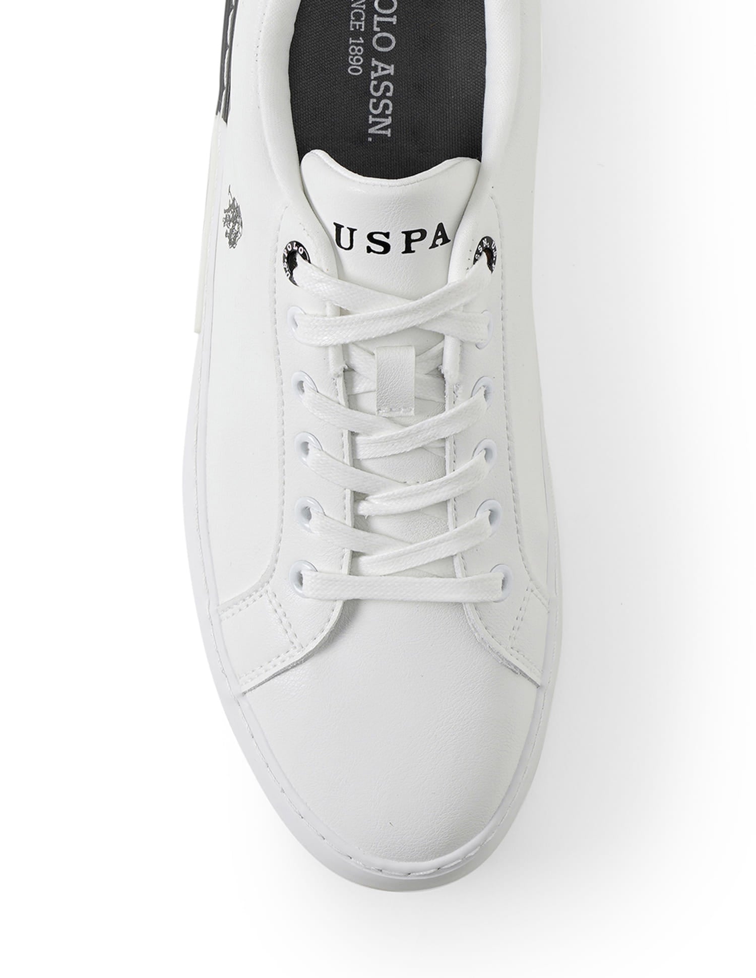 Men Central Lacing Solid Planal Sneakers Grey - U.S. Polo Assn. India | Large