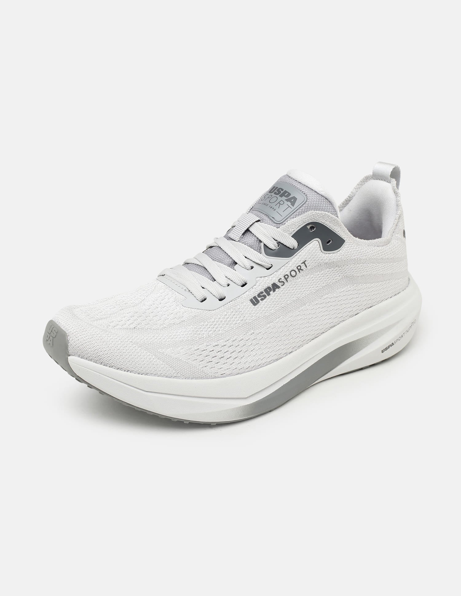 Round Toe Field Pro 4 Sneakers Grey - U.S. Polo Assn. India | Large