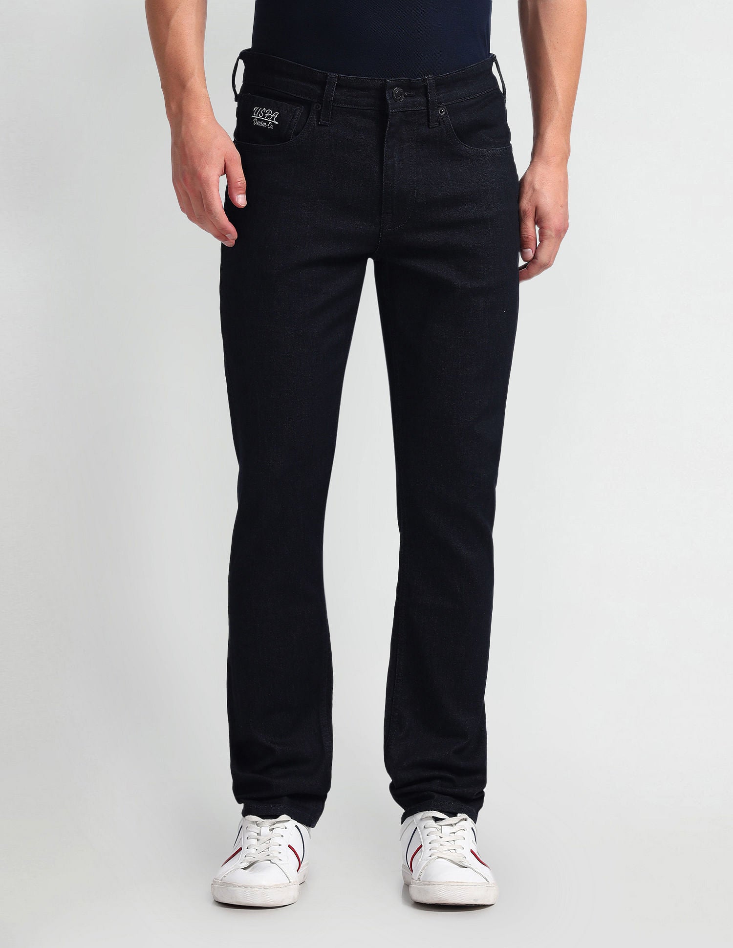 Regallo Skinny Fit Blue Jeans Blue - U.S. Polo Assn. India | Large
