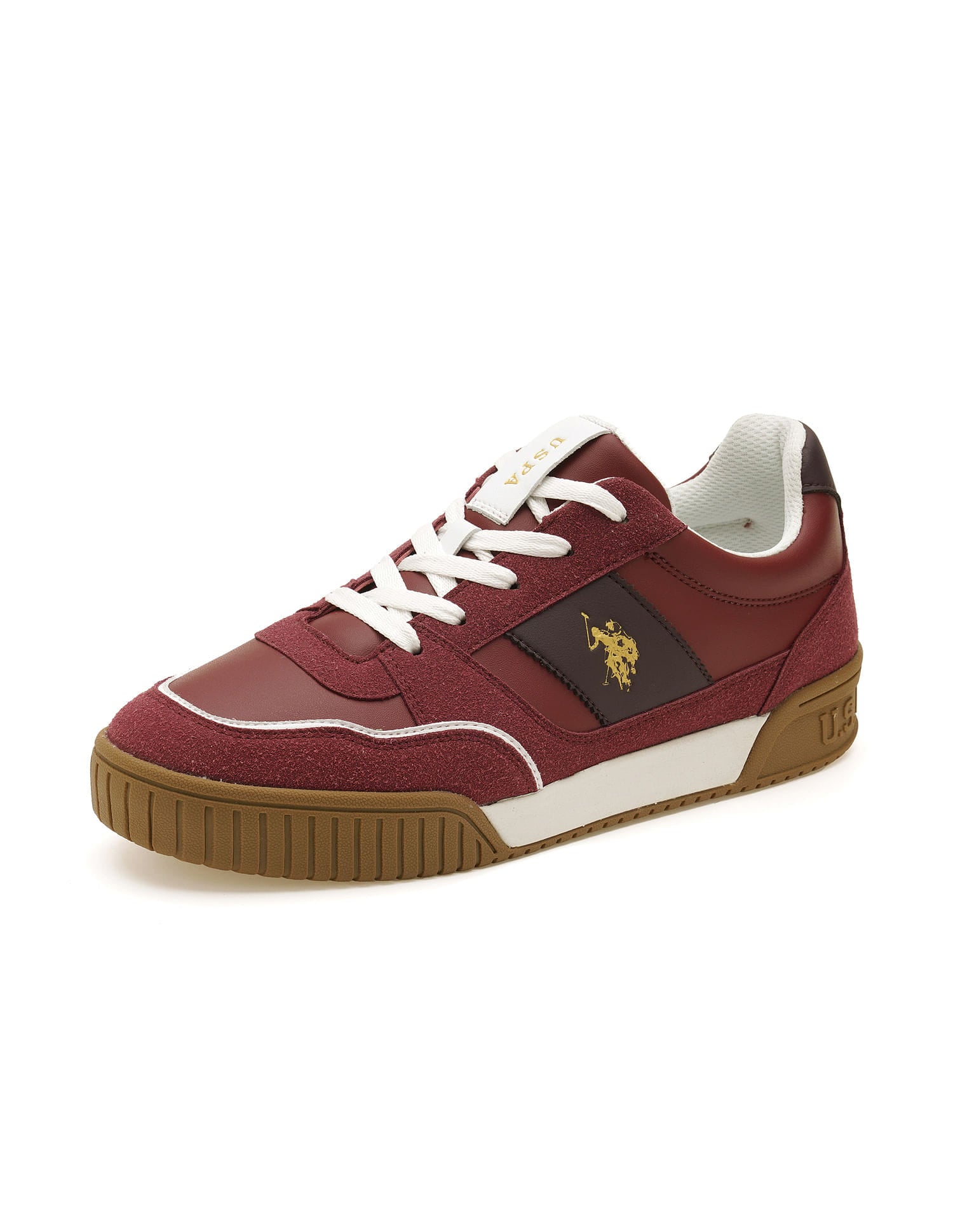 Men Rever Sneakers Burgundy - U.S. Polo Assn. India | Large