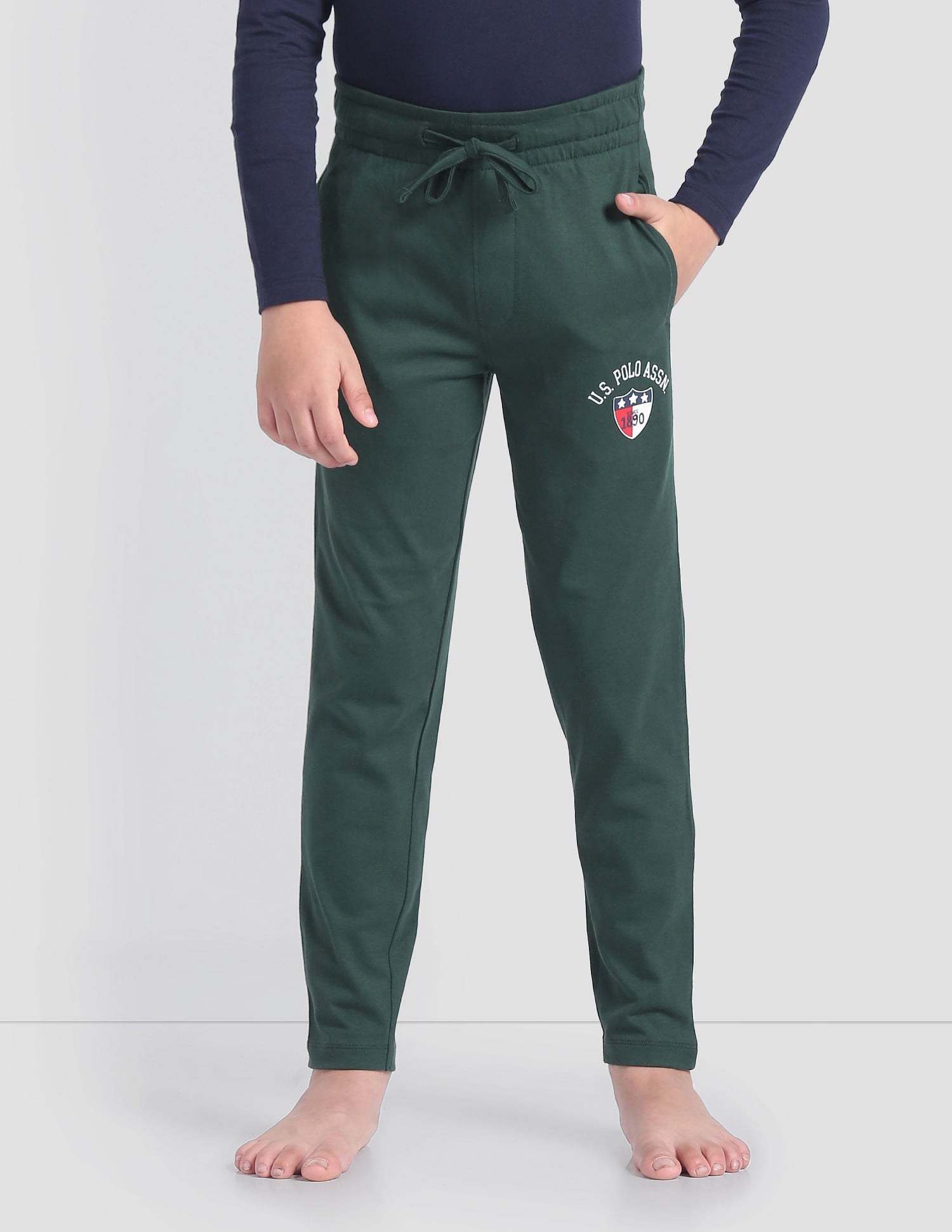 Drawstring Waist OKR01 Track Pants - Pack Of 1 Green - U.S. POLO ASSN. | Large