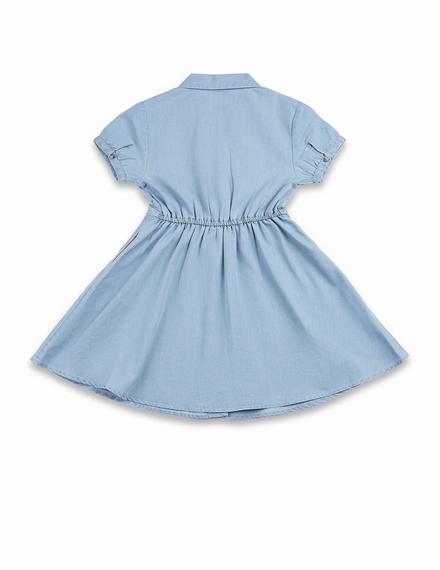 Girls Chambray A-Line Dress Light Indigo - U.S. POLO ASSN. | Large