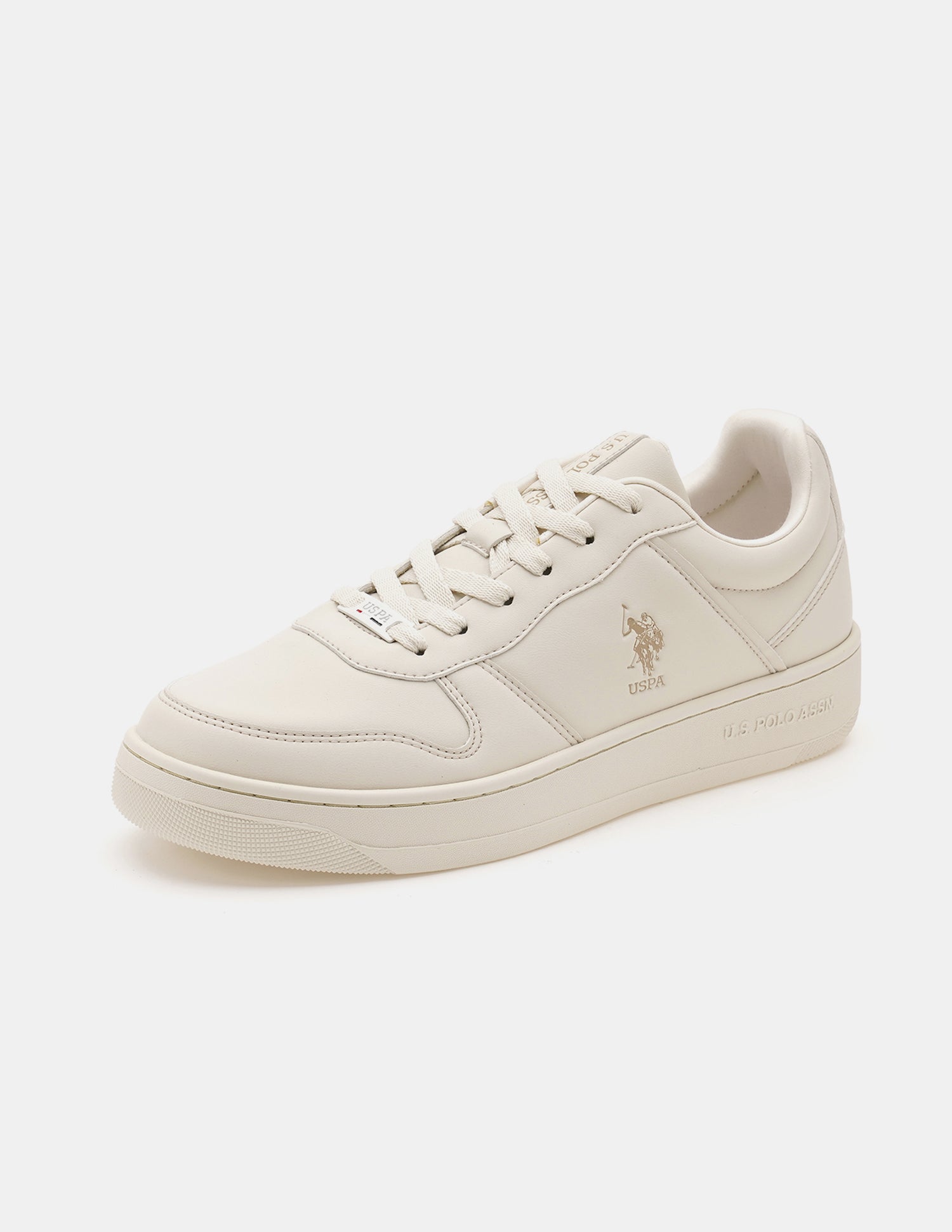 Men Joan 2.0 Solid Sneakers Cream - U.S. Polo Assn. India | Large