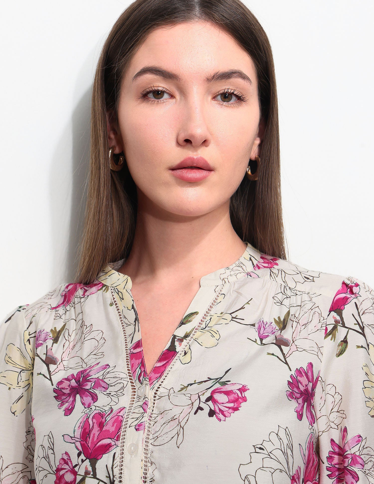 Relaxed Fit Floral Printed Top Multi-colour - U.S. Polo Assn. India | Large