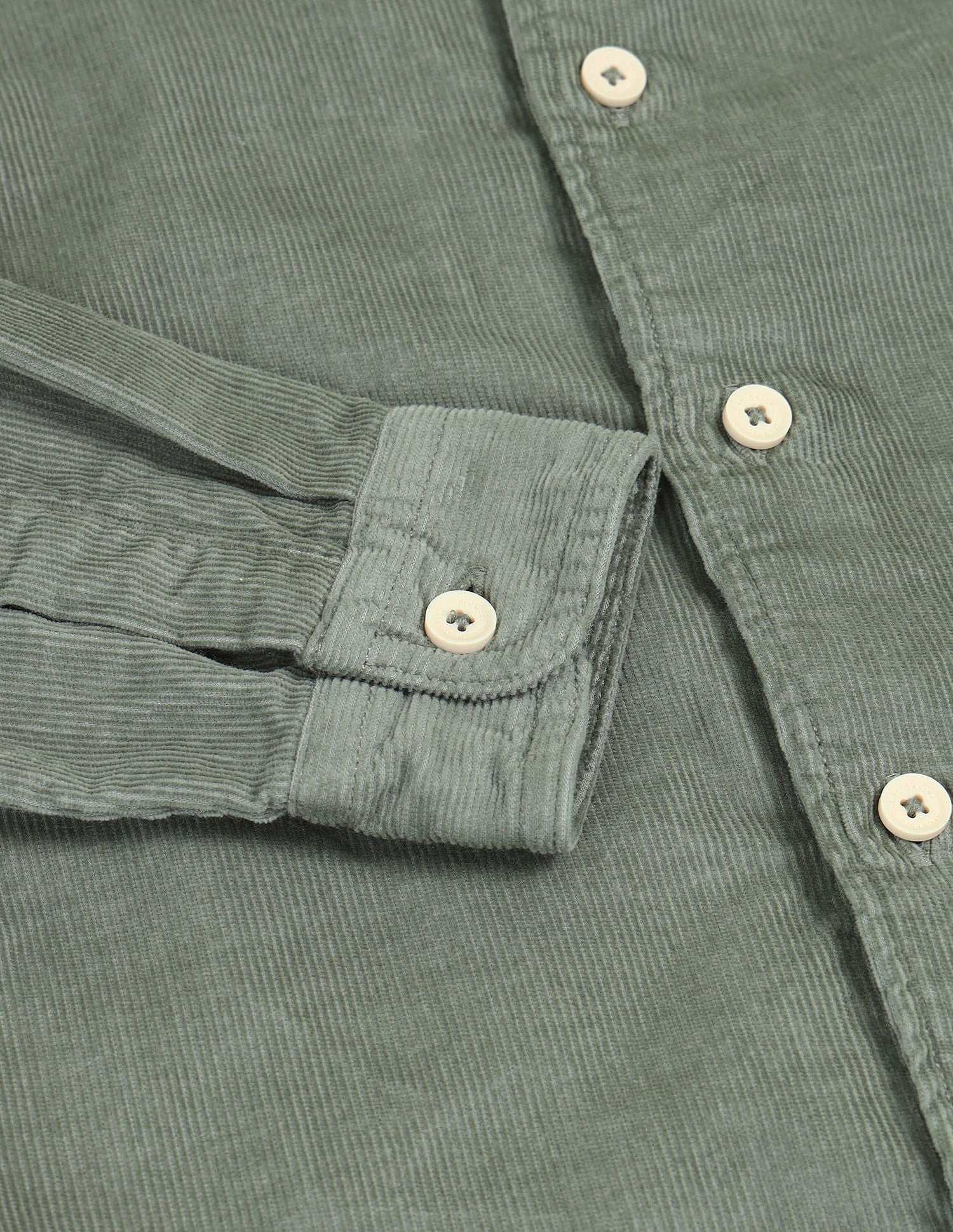 Regular Fit Corduroy Shirt Light Olive - U.S. Polo Assn. India | Large