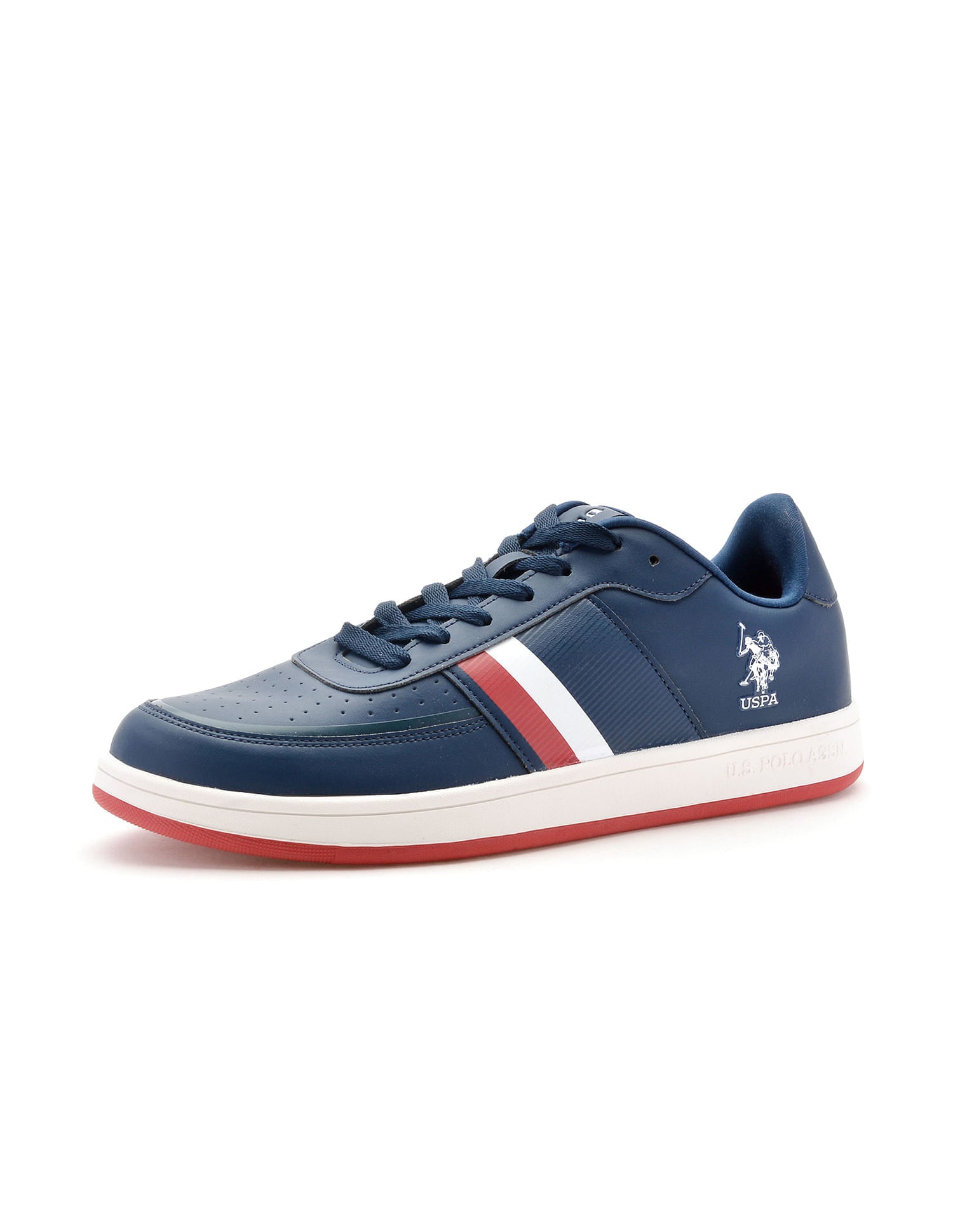 Men Gael Navy Retro Court Sneakers Navy - U.S. Polo Assn. India | Large