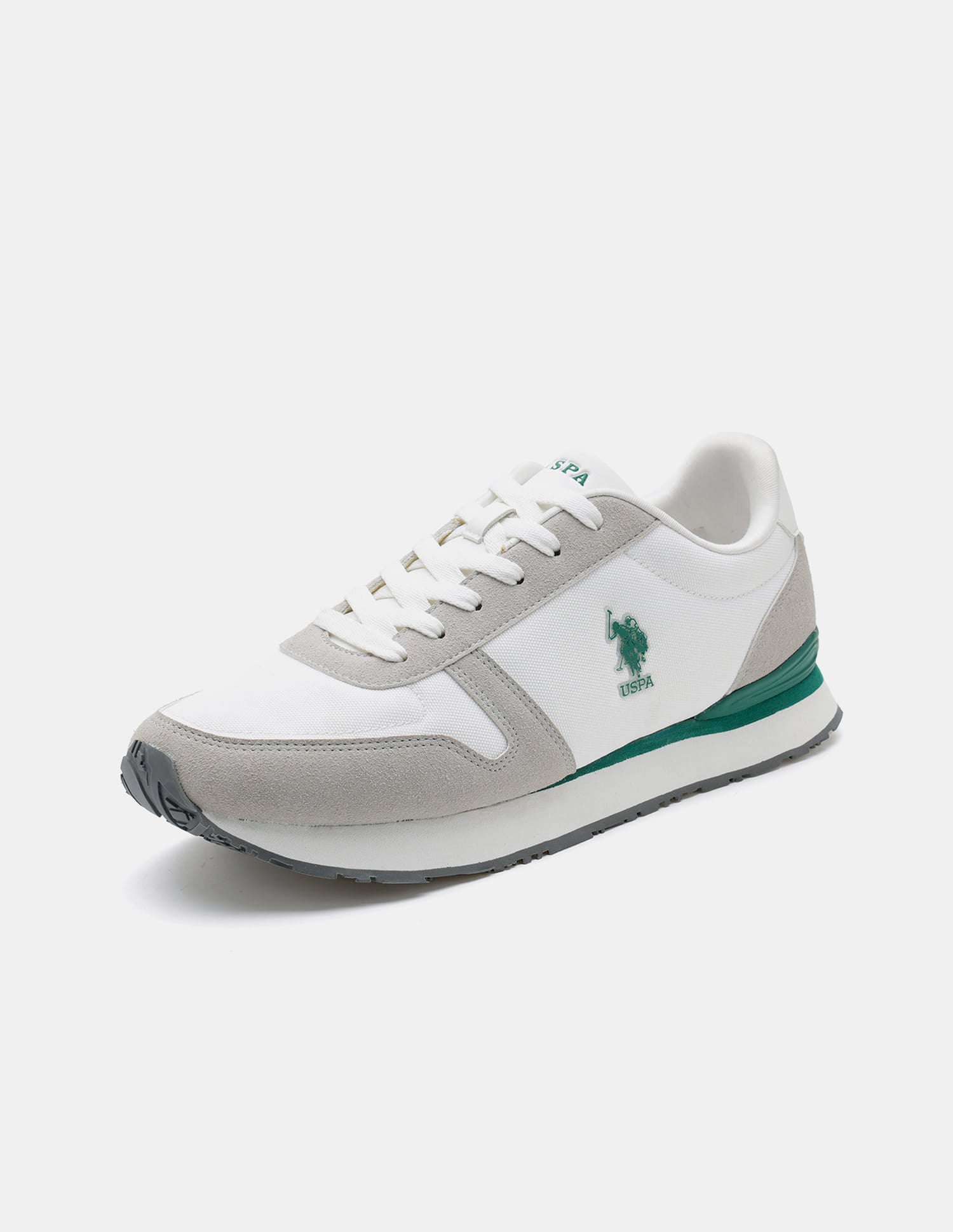 Men Tregon 2.0 Colourblocked Sneakers White - U.S. Polo Assn. India | Large