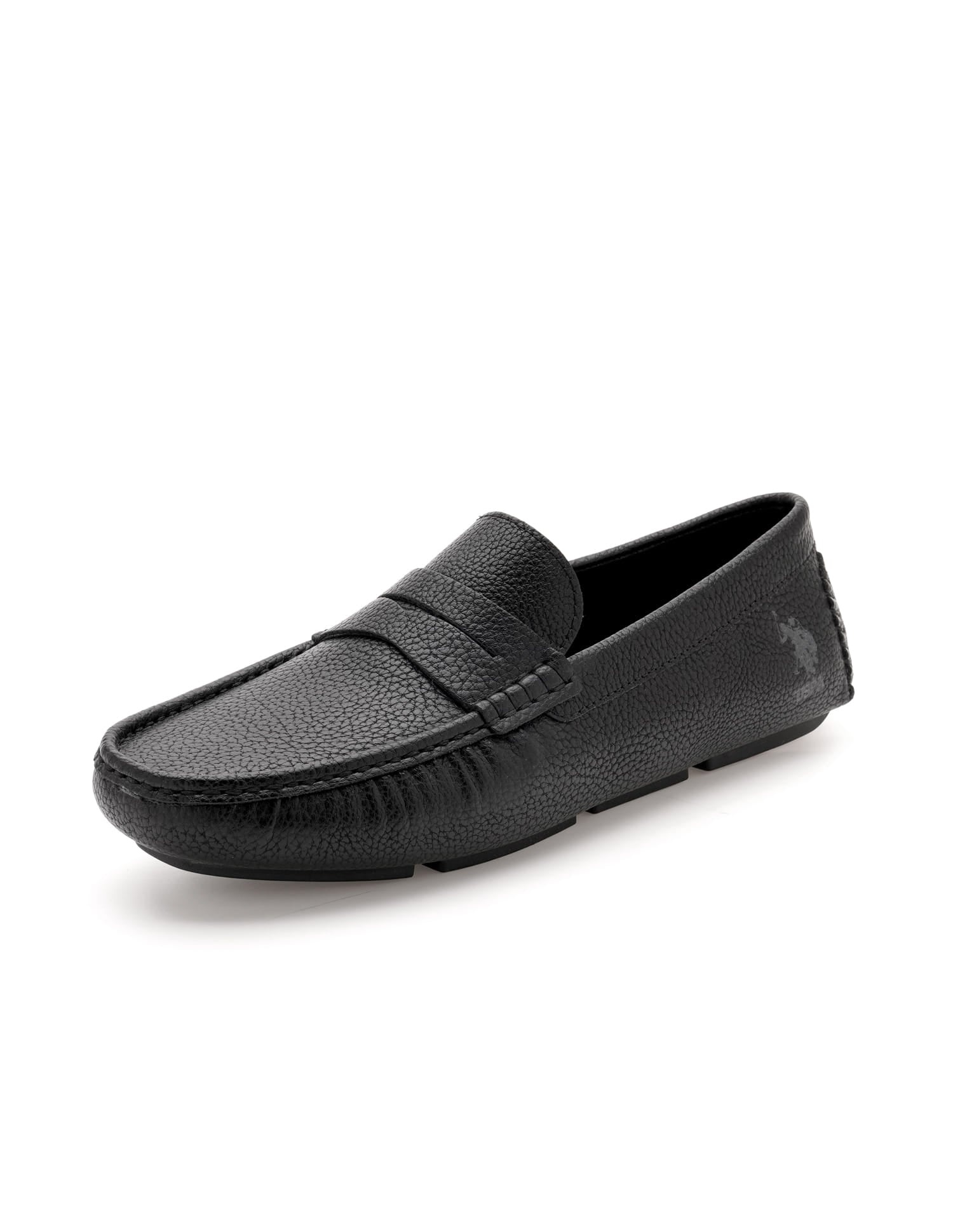 Men Kiger Textured Loafer Black - U.S. Polo Assn. India | Large