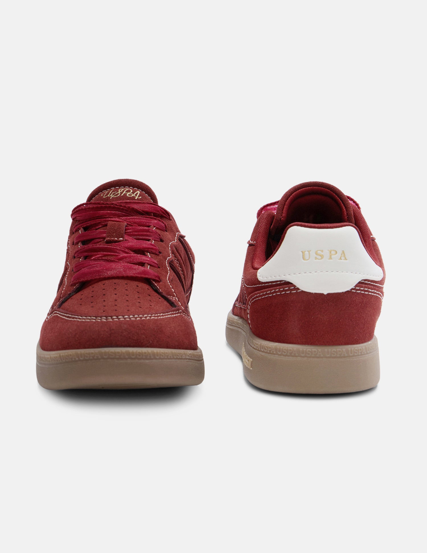 Ziana Round Toe Sneakers Burgundy - U.S. Polo Assn. India | Large