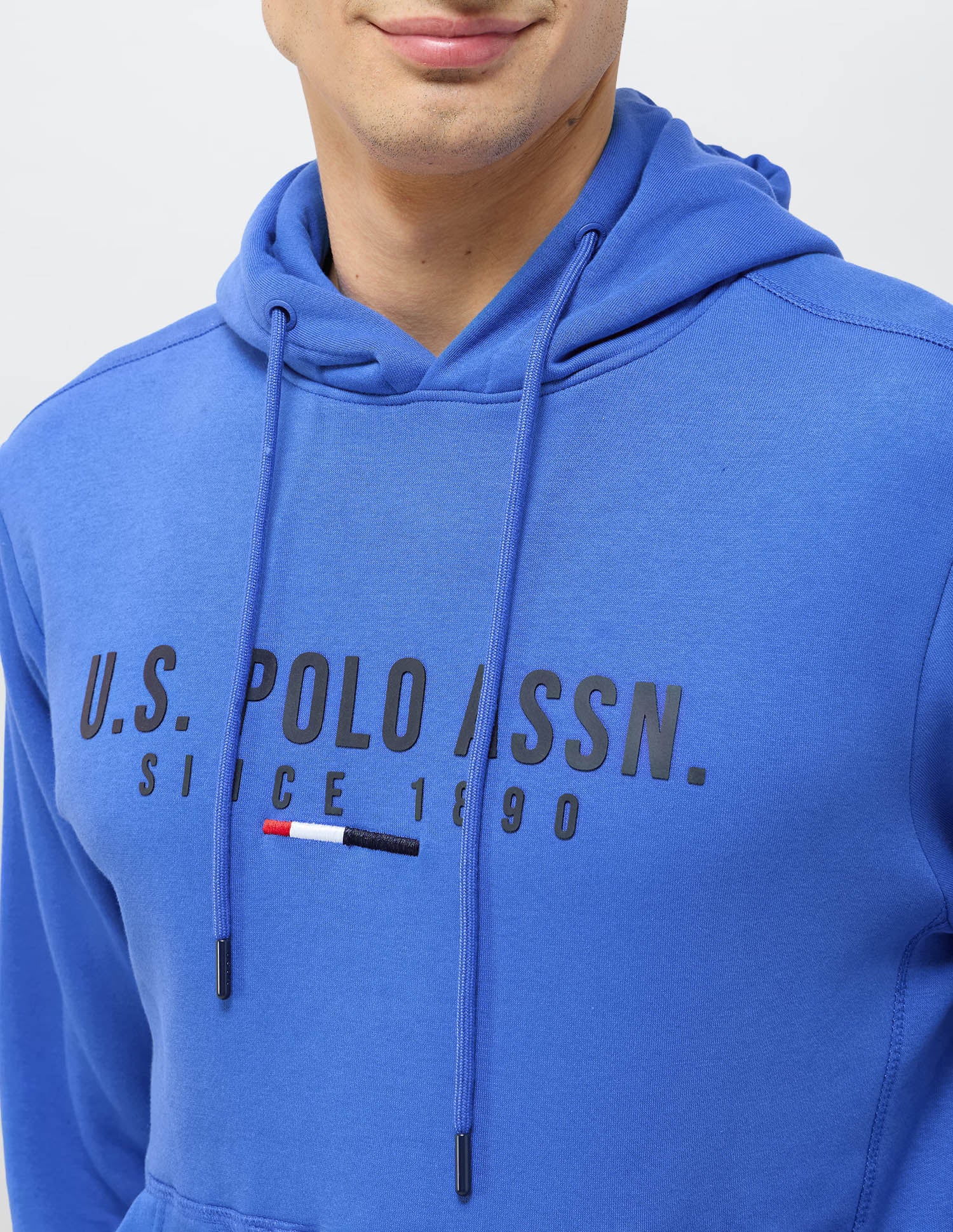 Brand Embossed Regular Fit Sweatshirt Royal Blue - U.S. POLO ASSN. | Large