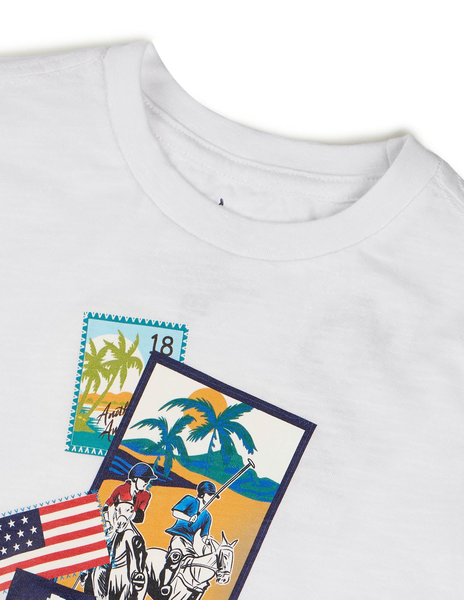 Boys Graphic Regular Fit T-Shirt White - U.S. POLO ASSN. | Large