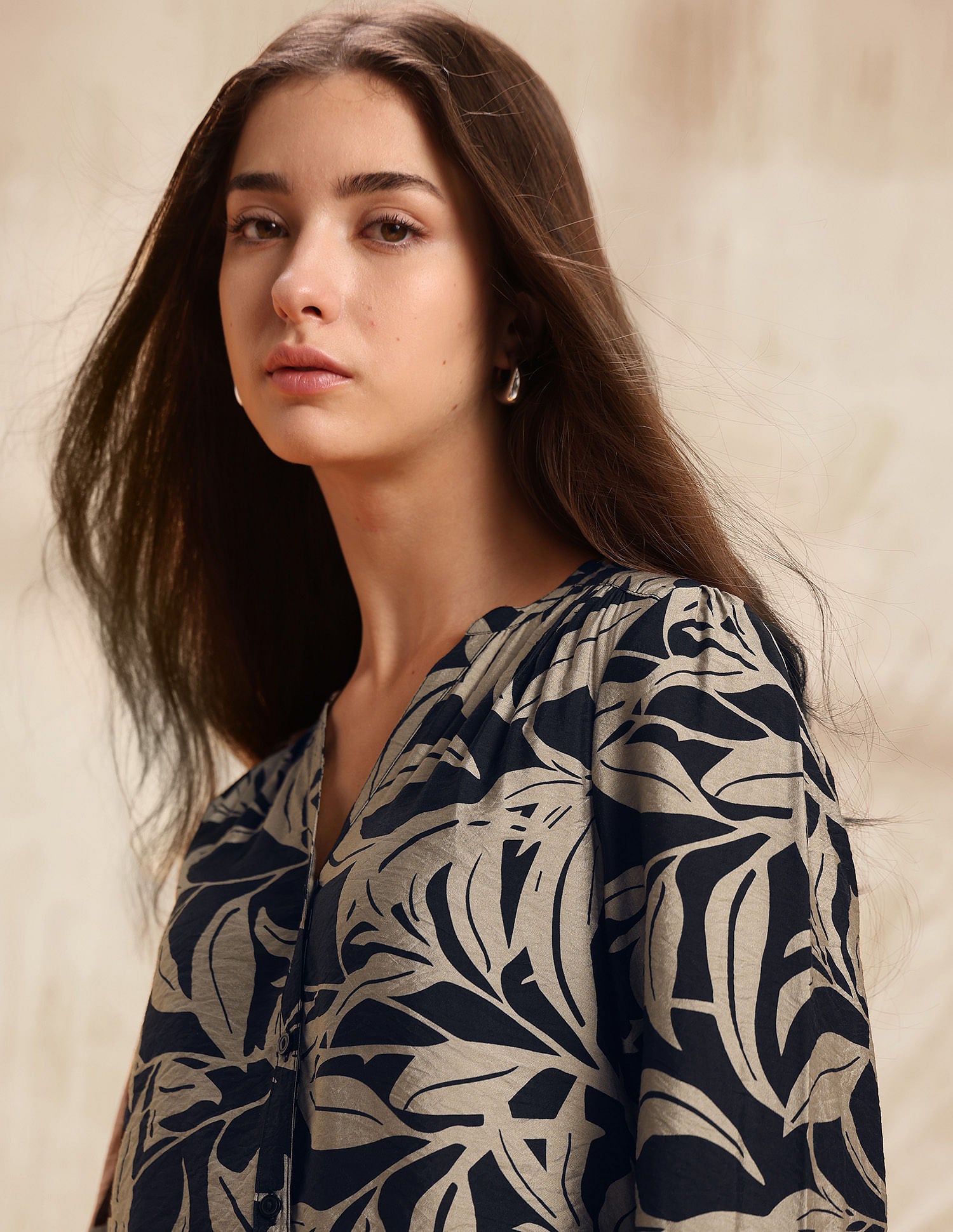Regular Fit Abstract Printed Shirt Black - U.S. Polo Assn. India | Large