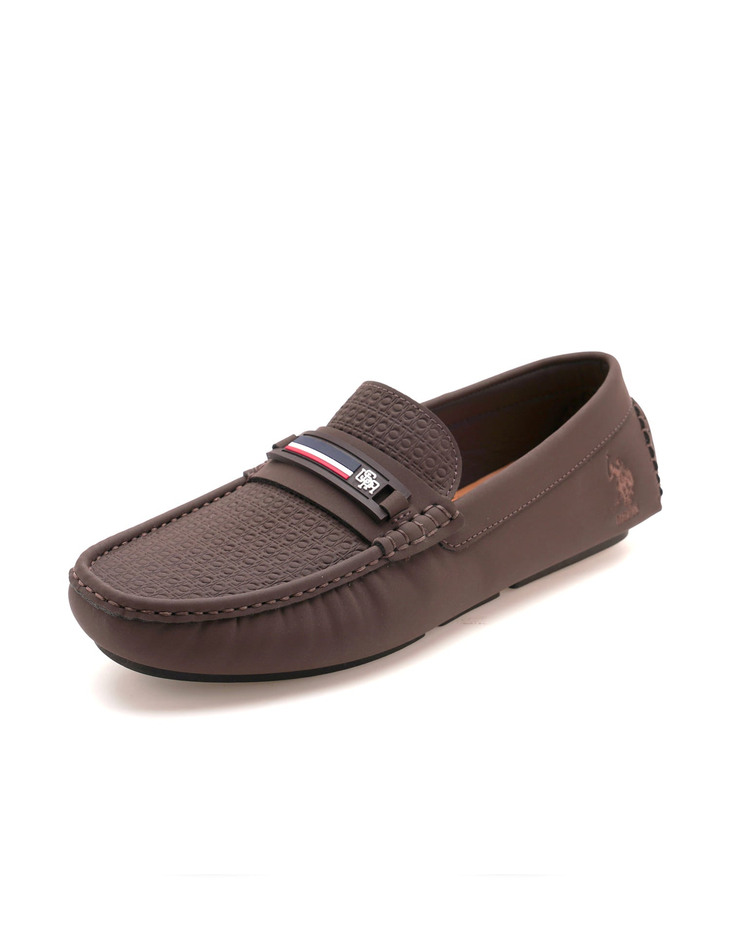 Men Teno Textured Loafer Brown - U.S. Polo Assn. India | Large