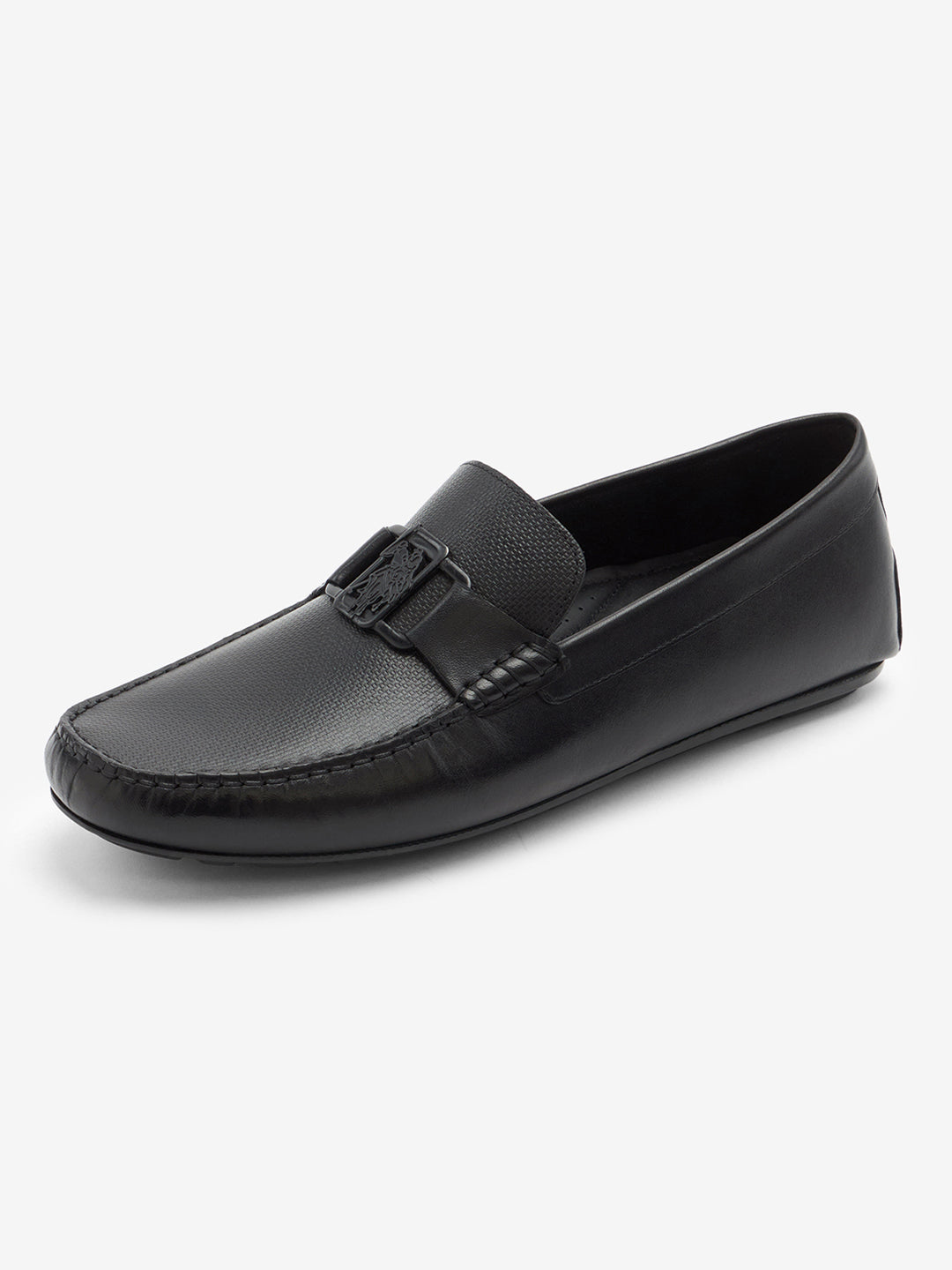 Aven Leather Loafers Black - U.S. Polo Assn. India | Large