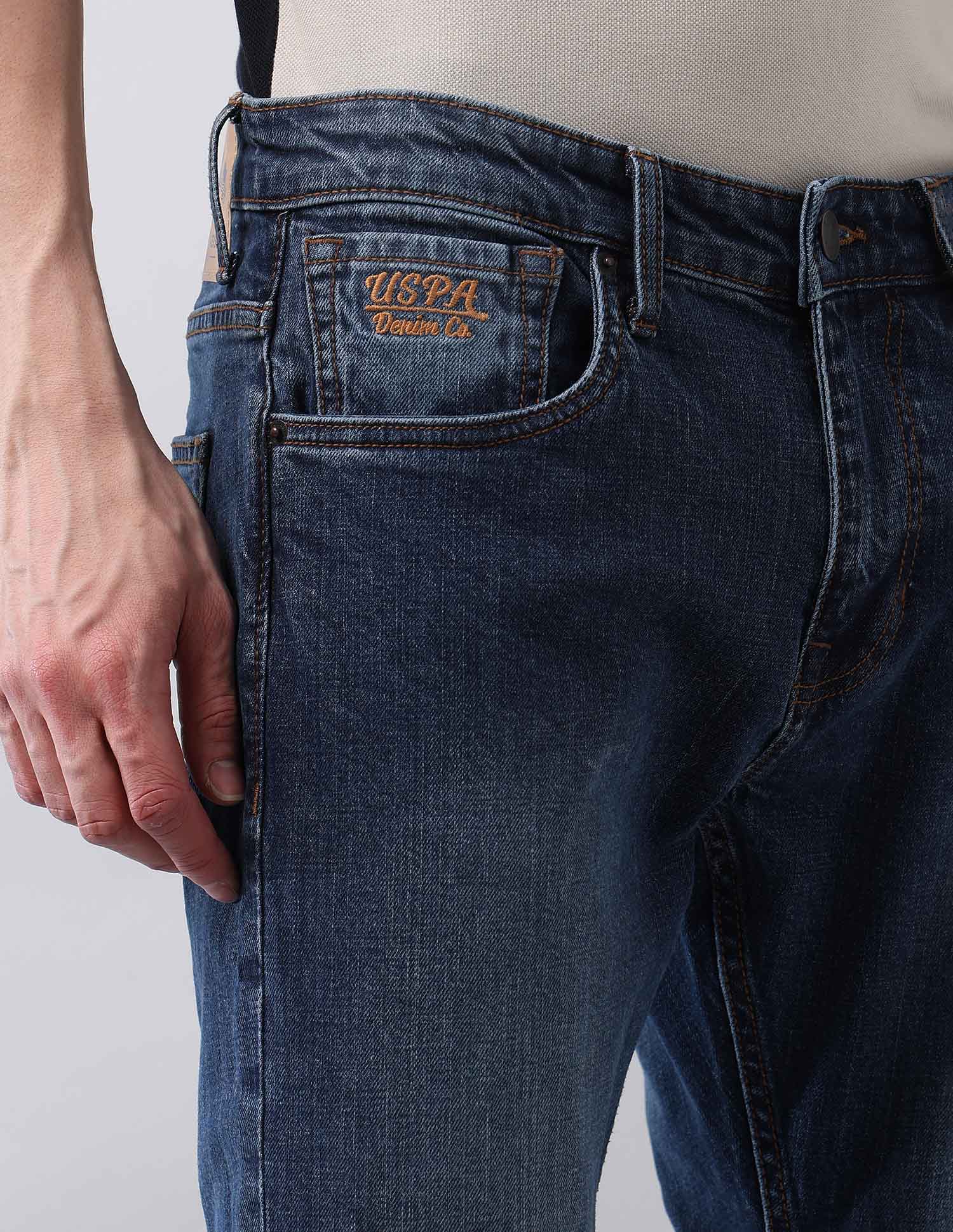 Henry Tapered Fit Blue Jeans Blue - U.S. POLO ASSN. | Large