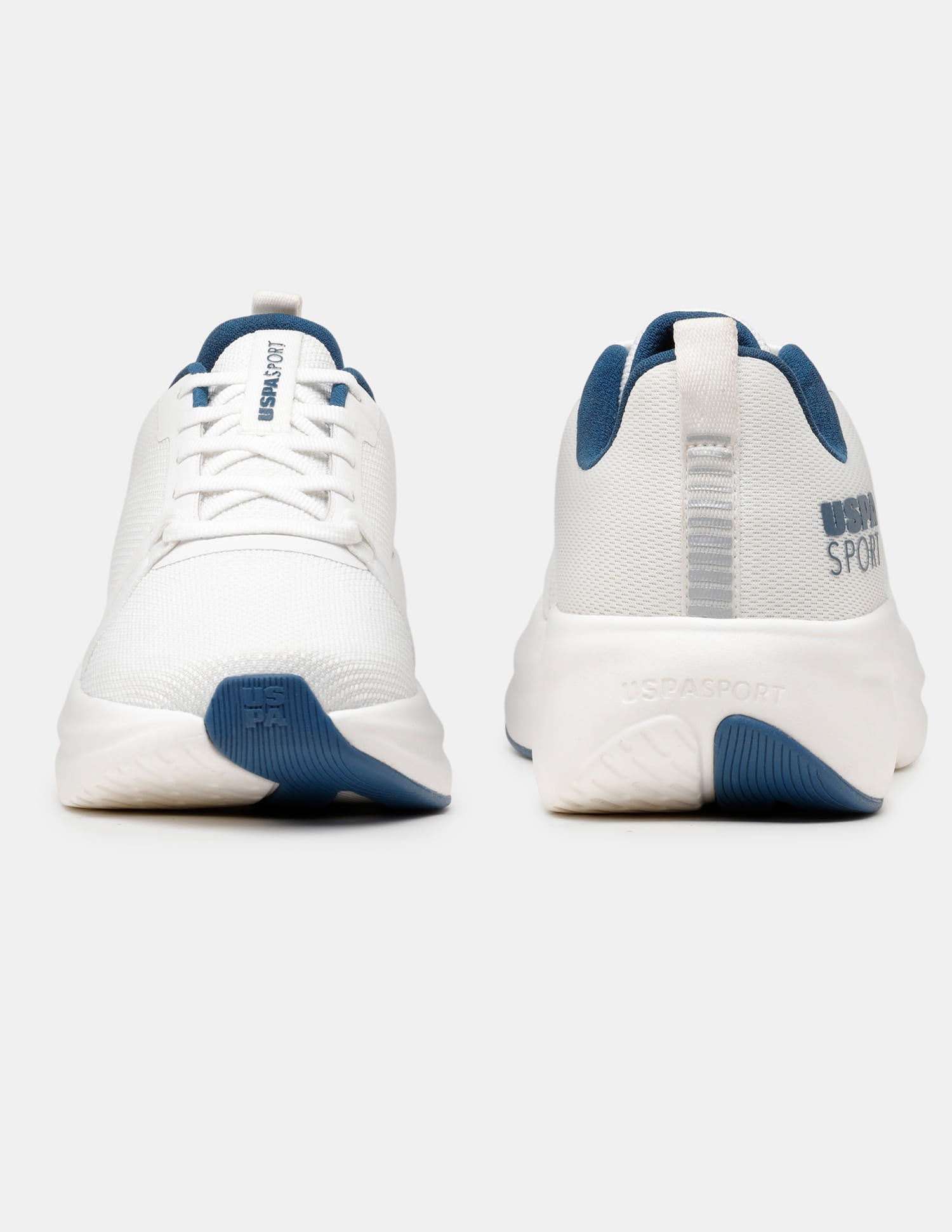 Men White Lance Uspa Sport Sneakers White - U.S. Polo Assn. India | Large