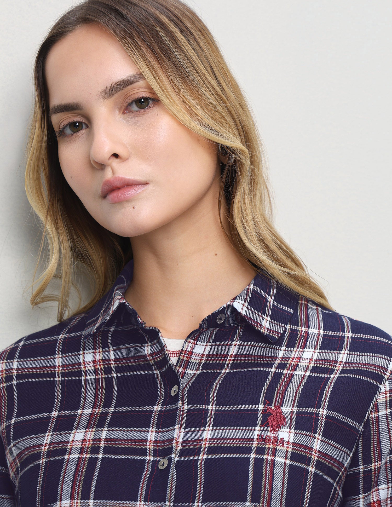 Plaid Checked Regular Fit Shirt Multicolour - U.S. Polo Assn. India | Large
