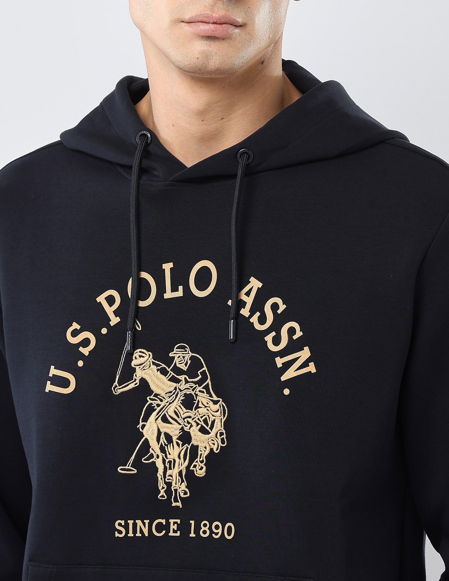 Brand Embroidered Regular Fit Sweatshirt Navy - U.S. POLO ASSN. | Large