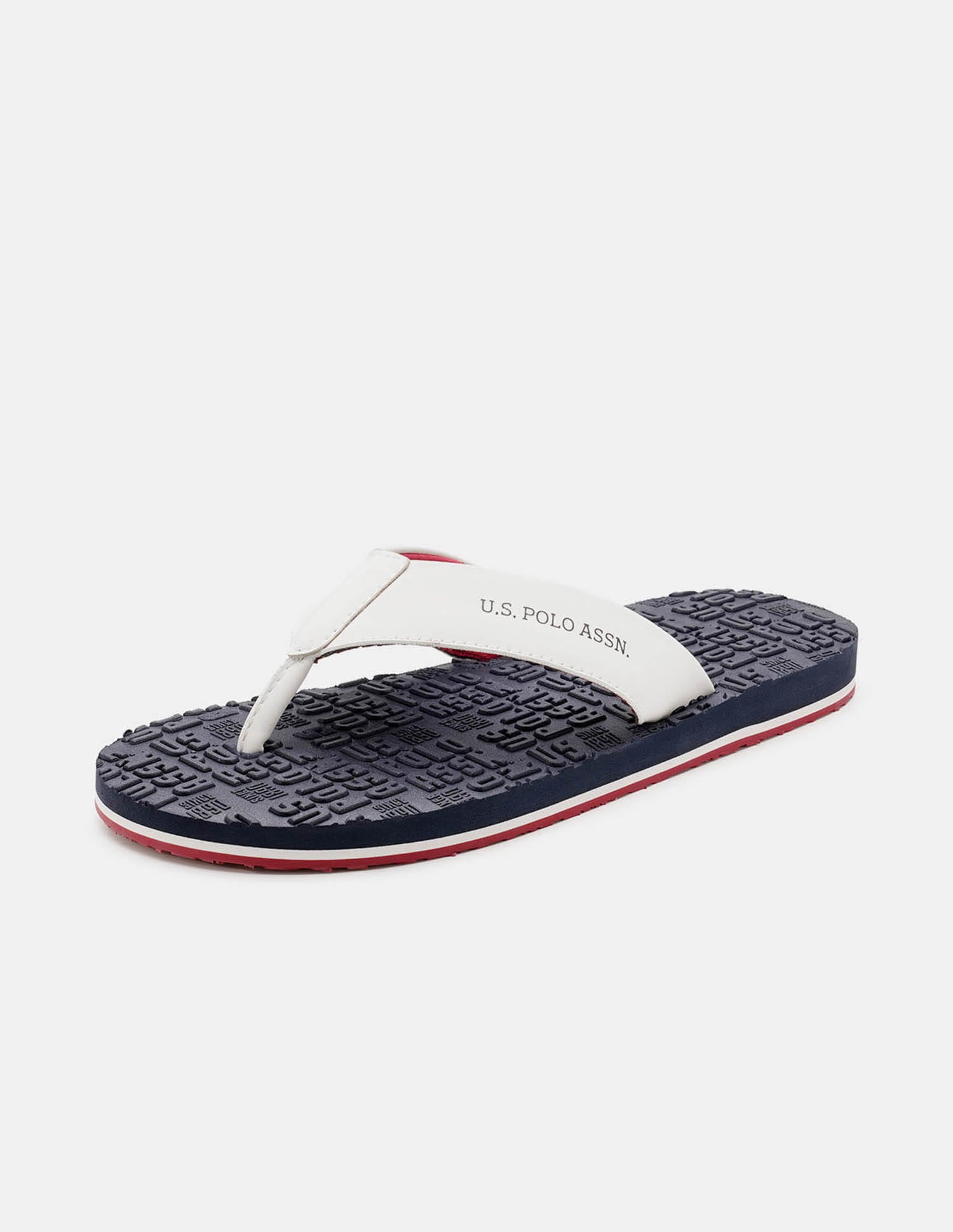 Men Rodri Brand Printed Flip Flops Navy - U.S. Polo Assn. India | Large
