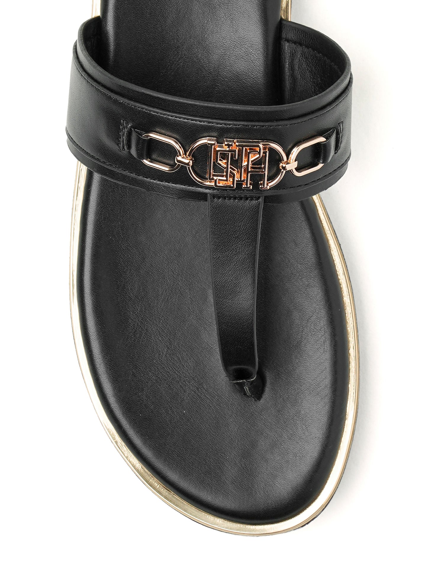 Women Comfort EVA Flat Matilde Sandals Black - U.S. POLO ASSN. | Large