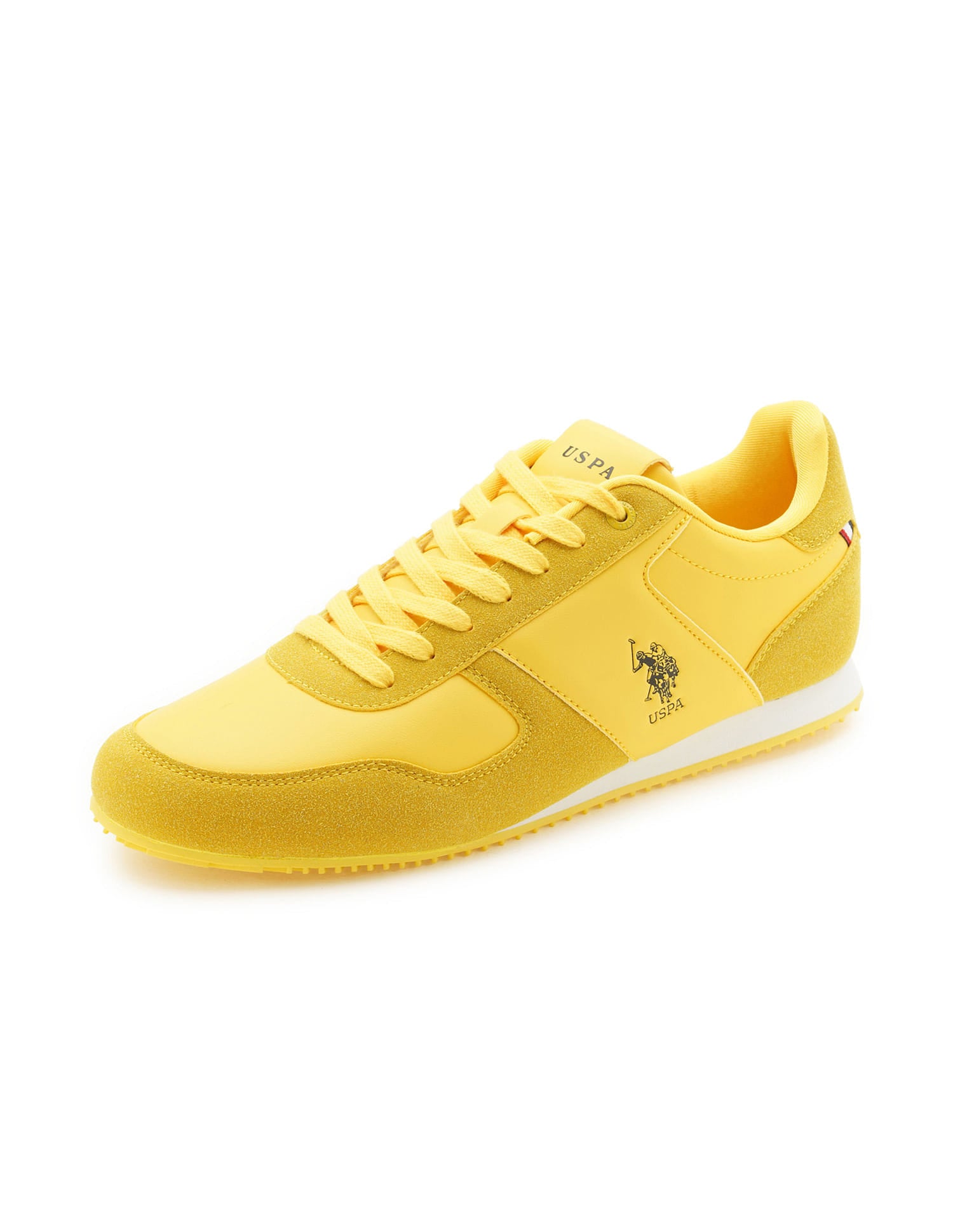 Men Sorrento Yellow Retro Sneakers Yellow - U.S. Polo Assn. India | Large