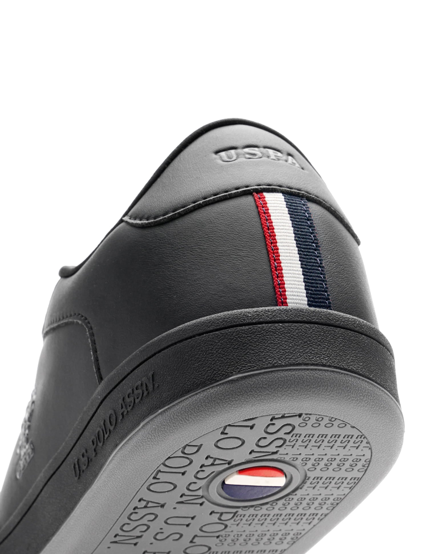 Men Solid Rein 3.0 Blk Sneakers Black - U.S. Polo Assn. India | Large