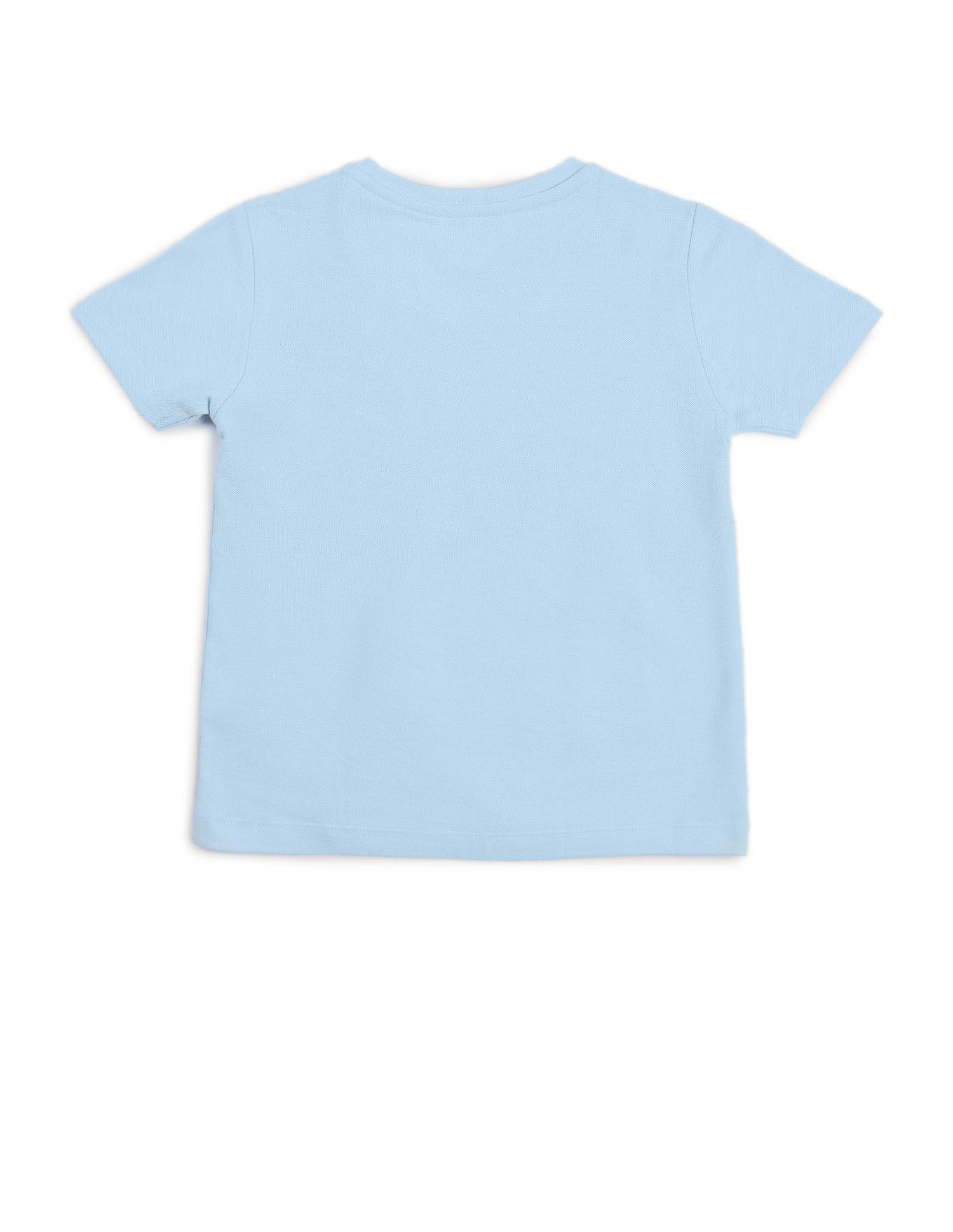 Boys Brand Printed Regular Fit T-Shirt Light Blue - U.S. POLO ASSN. | Large