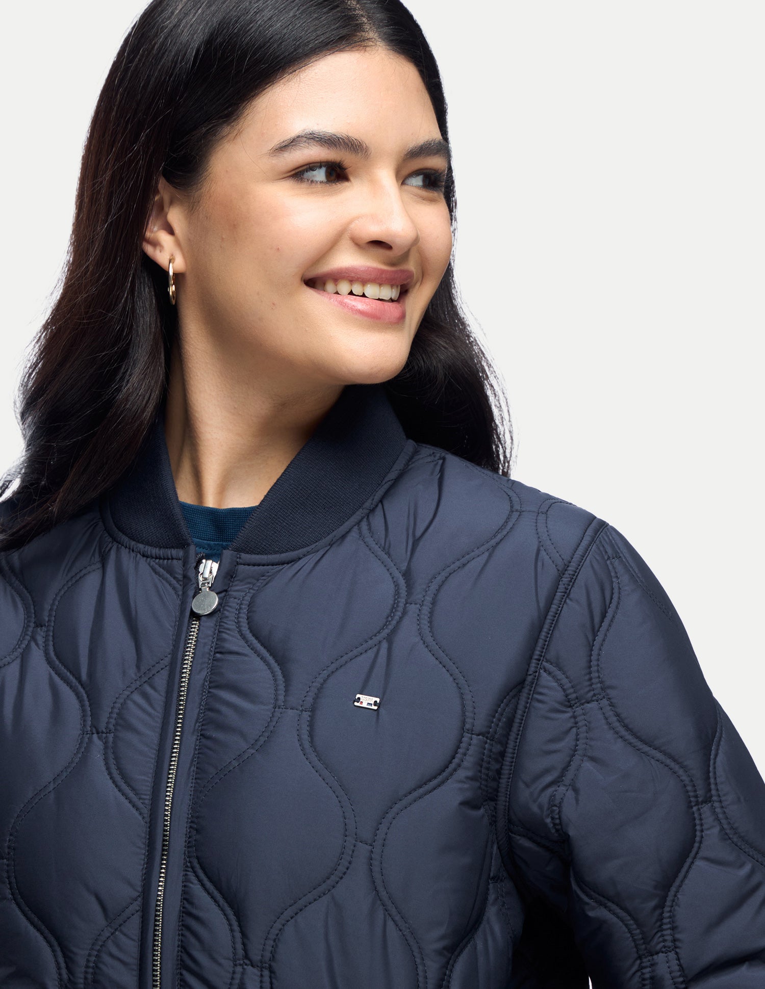 Relaxed Fit Quilted Jacket Navy - U.S. Polo Assn. India | Large