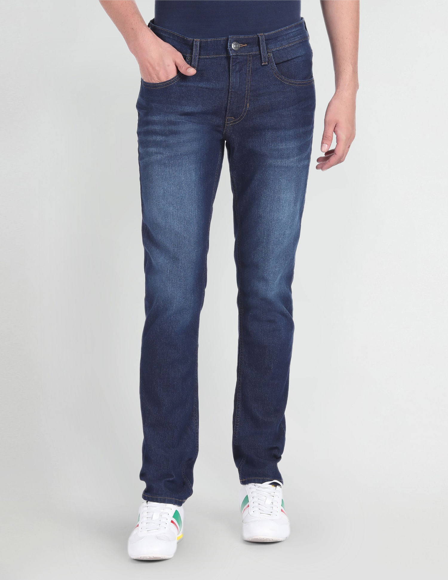 Mid Rise Brandon Slim Tapered Fit Jeans – U.S. Polo Assn. India