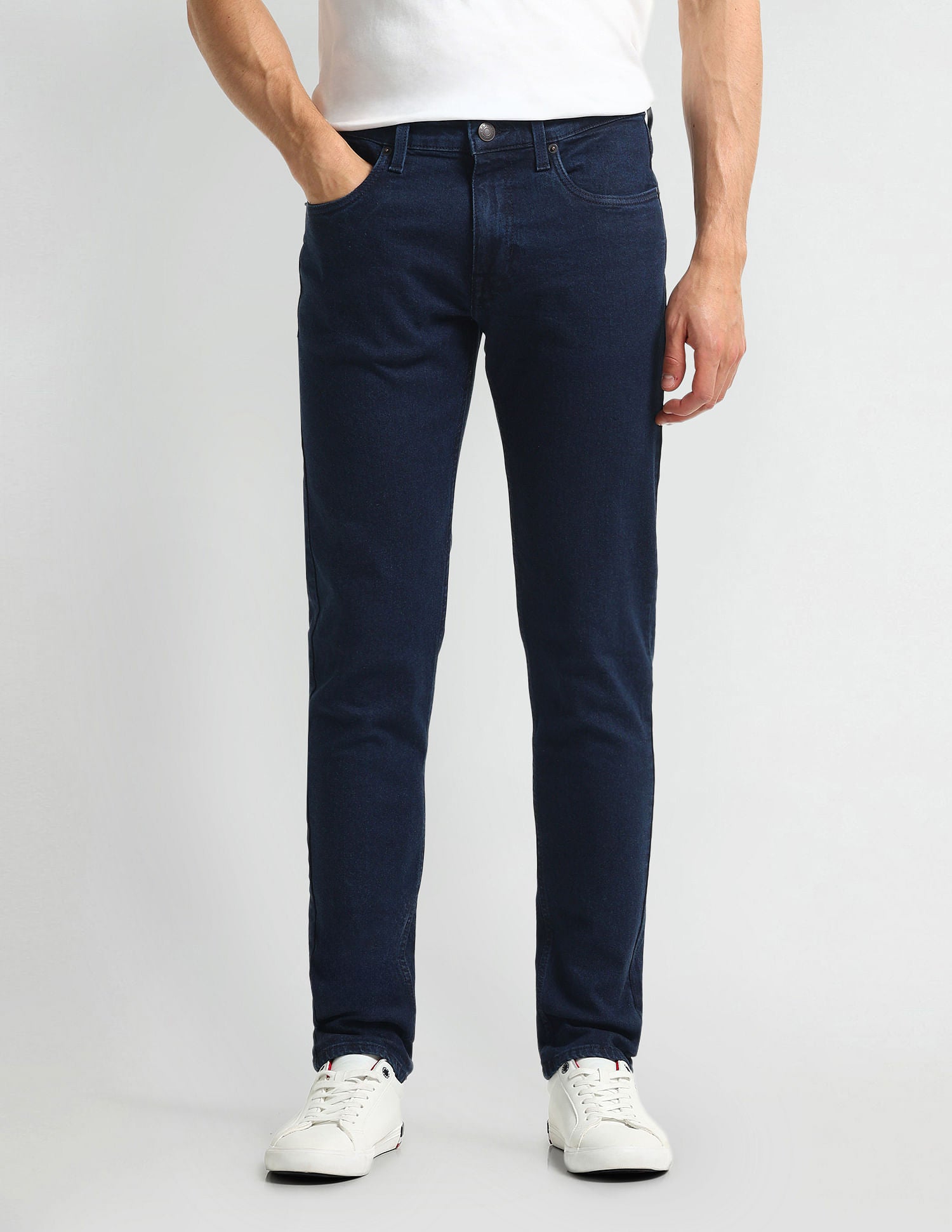 Brandon Slim Tapered Navy Jeans Navy - U.S. Polo Assn. India | Large