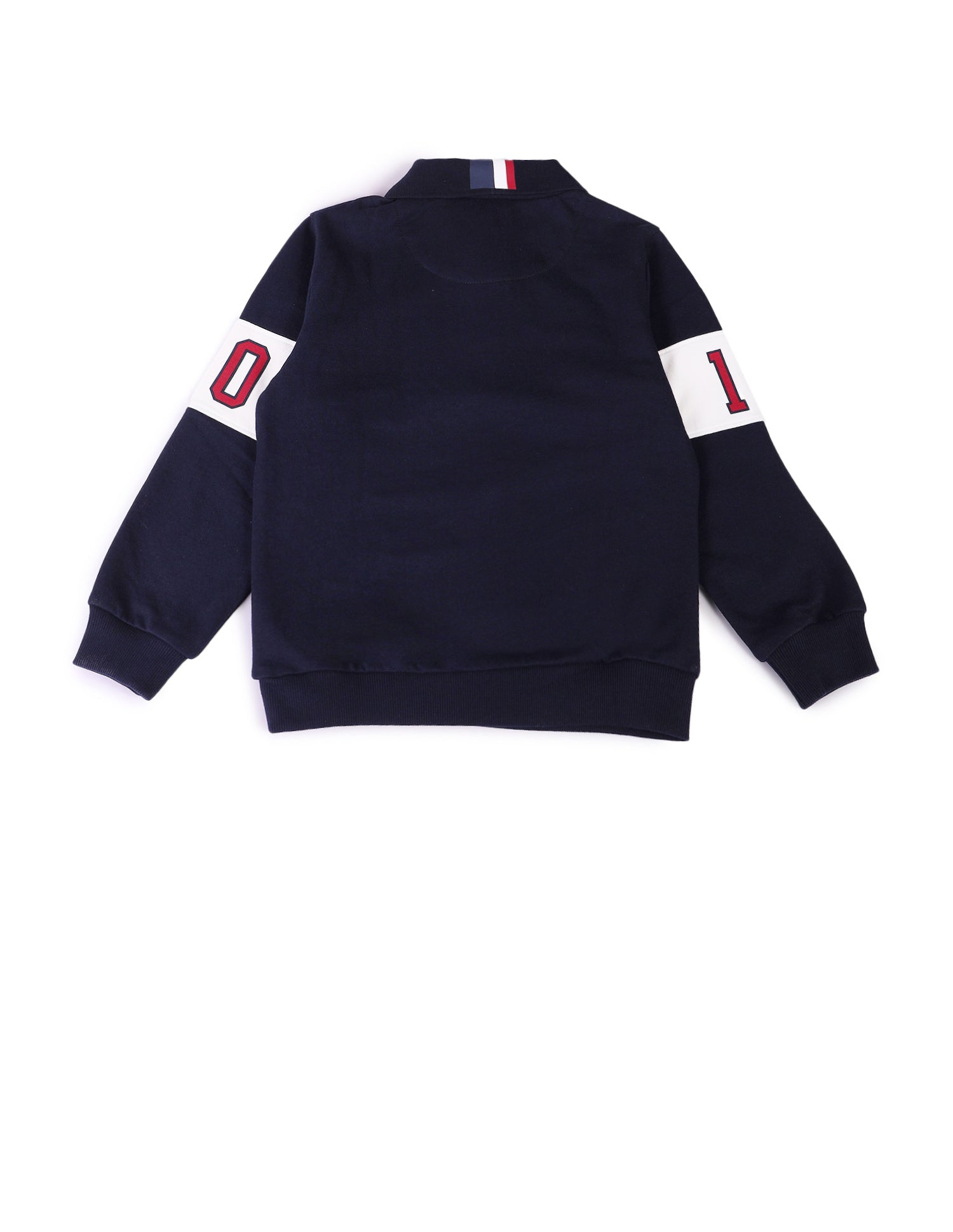 Boys Brand Printed Regular Fit Sweatshirt Navy - U.S. POLO ASSN. | Large