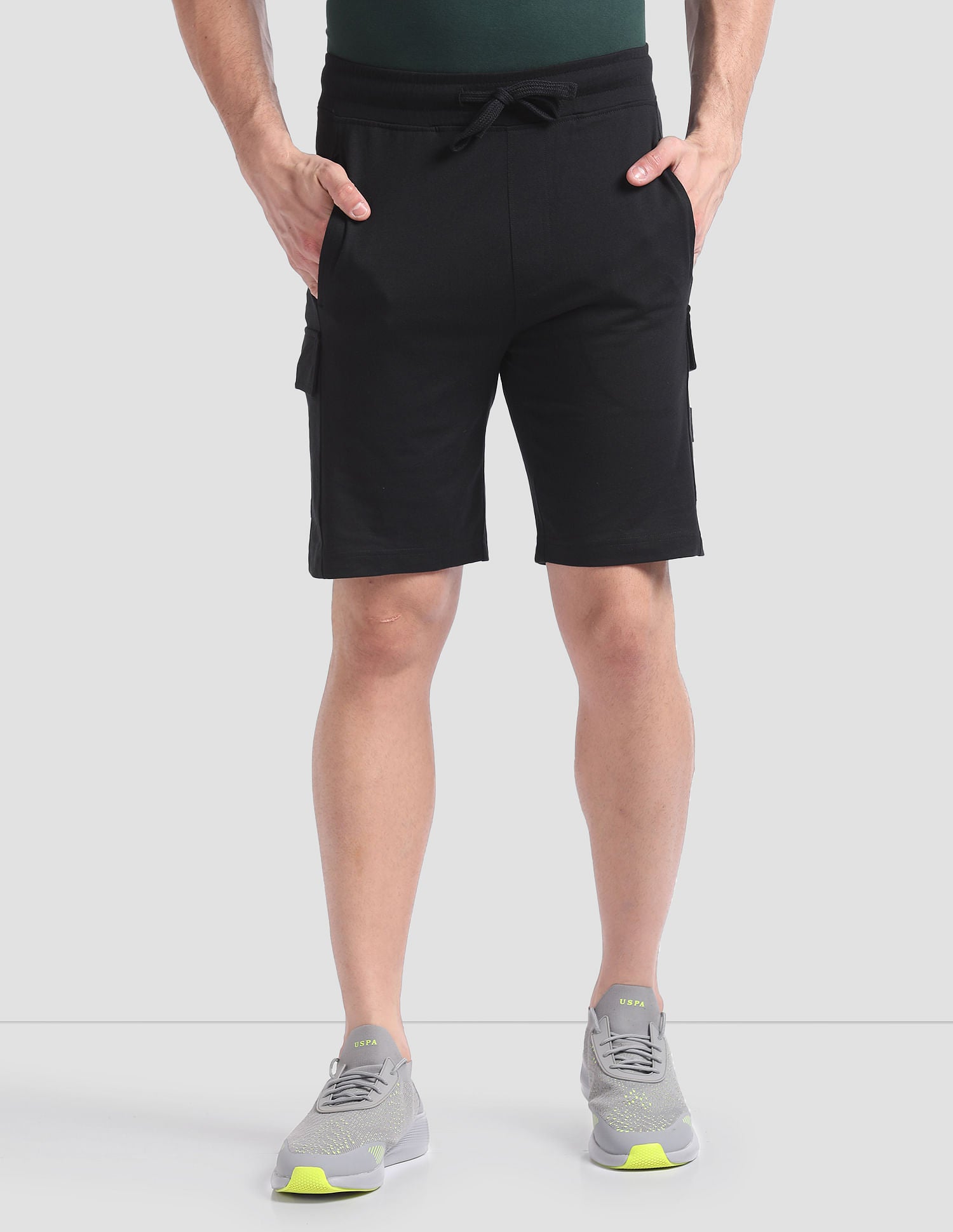 Cargo Pocket OES02 Lounge Shorts - Pack Of 1 Black - U.S. POLO ASSN. | Large