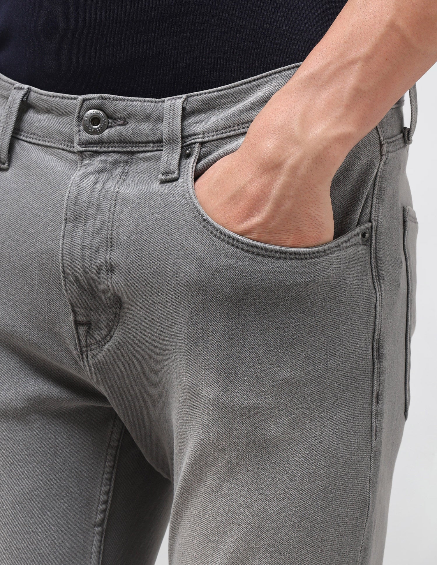 Henry Tapered Fit Grey Jeans Grey - U.S. Polo Assn. India | Large
