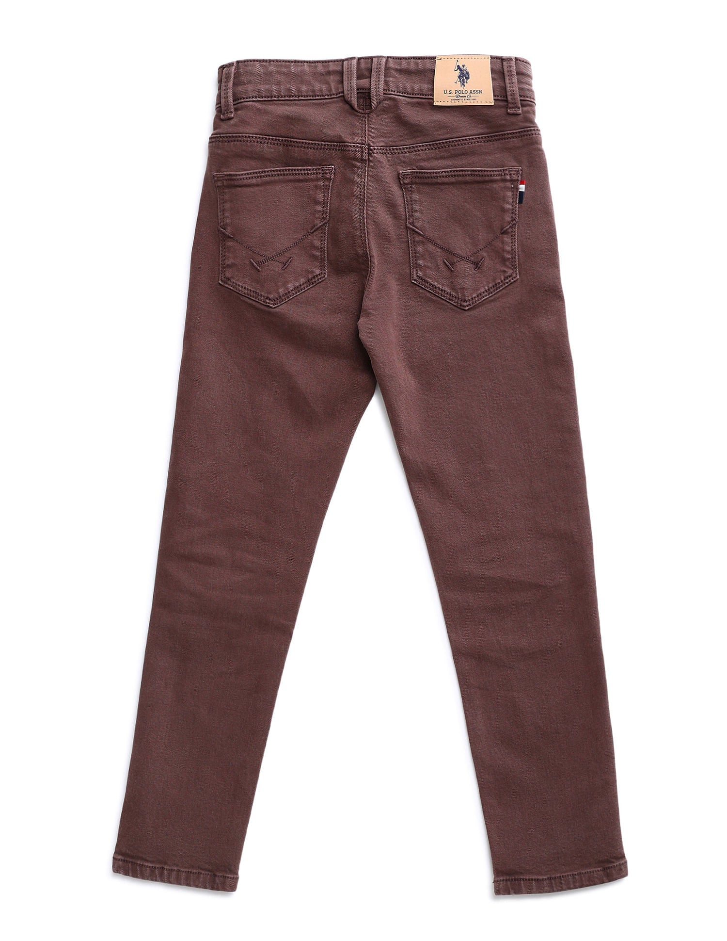 Slim fit Solid Jeans Rust - U.S. POLO ASSN. | Large