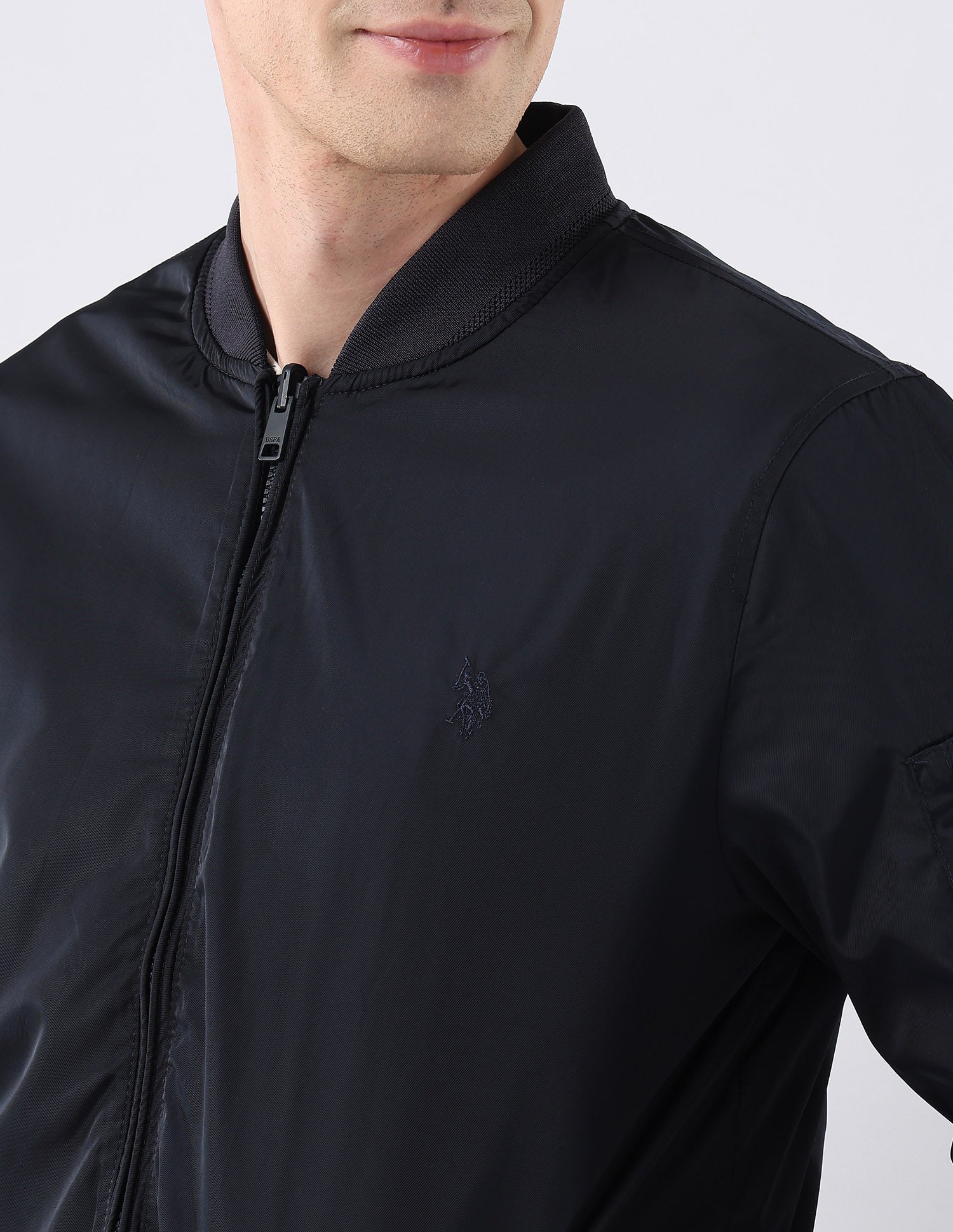 Solid Reversible Jacket Navy - U.S. Polo Assn. India | Large