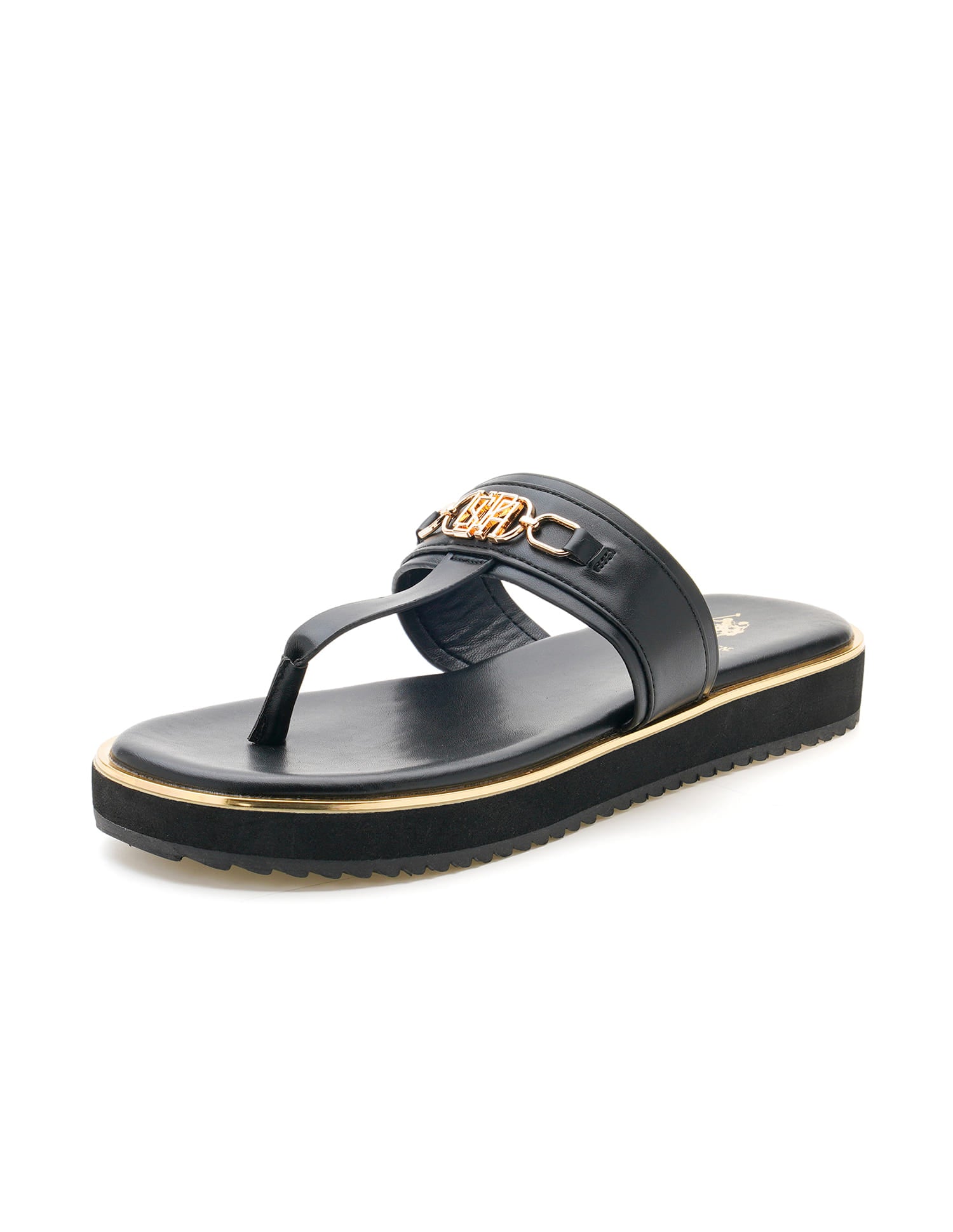 Women Comfort EVA Flat Matilde Sandals Black - U.S. Polo Assn. India | Large