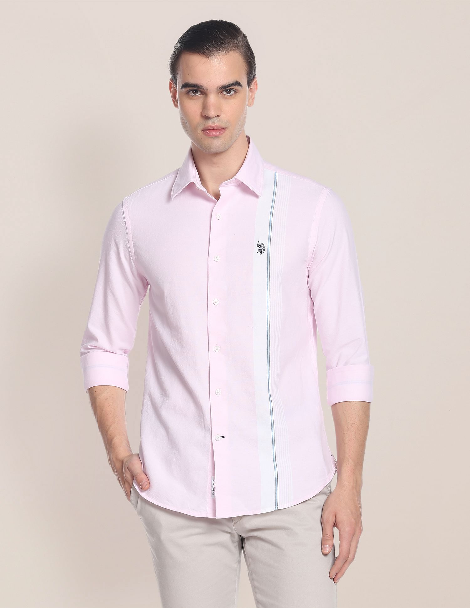 Signature Engineered Stripe Dobby Shirt